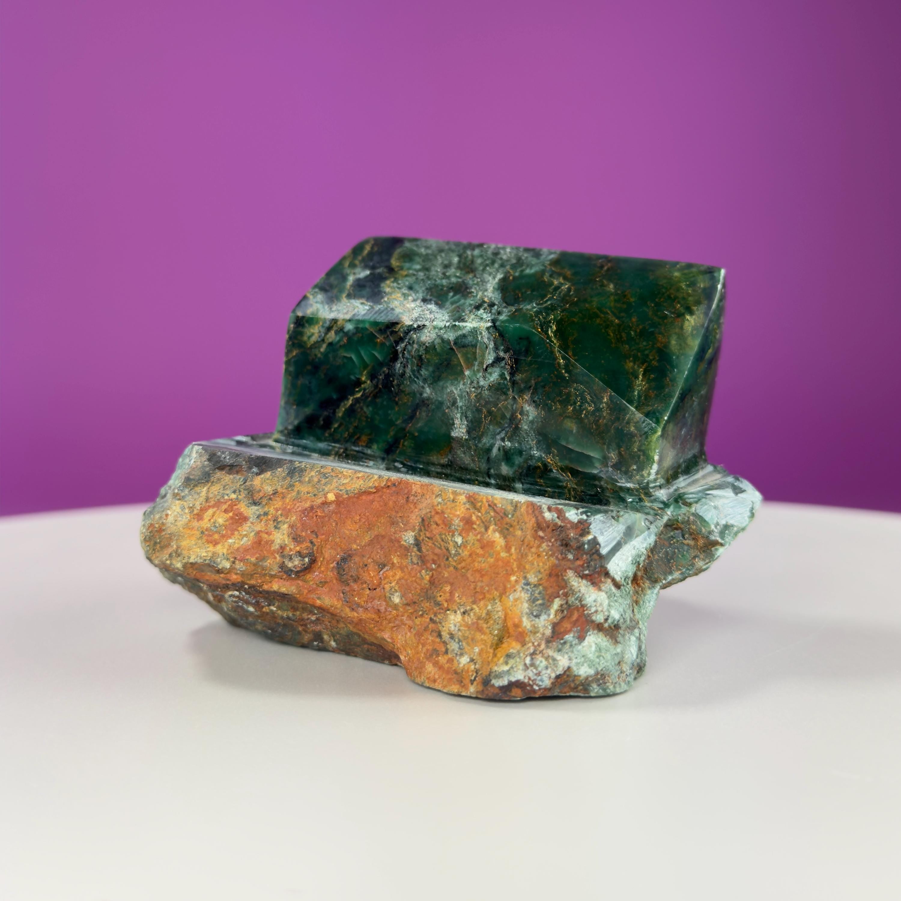 Nephrite Jade Beryl Specimen (Brazil)
