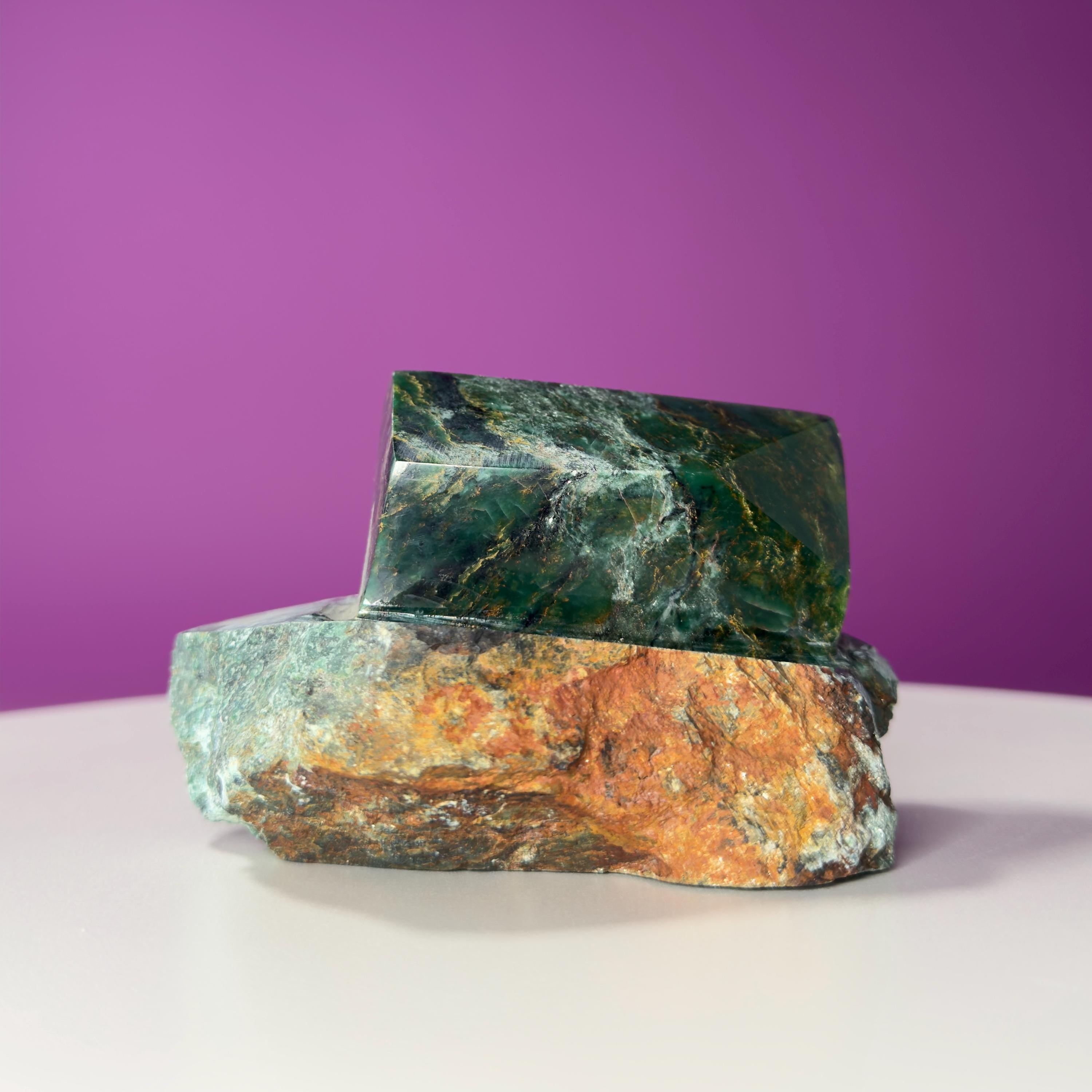 Nephrite Jade Beryl Specimen (Brazil)