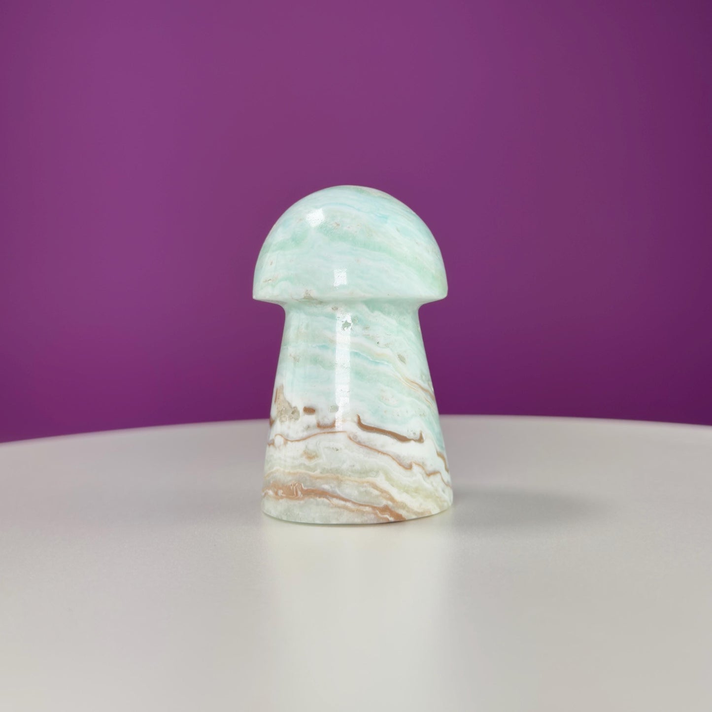 Caribbean Calcite Mushroom Carving