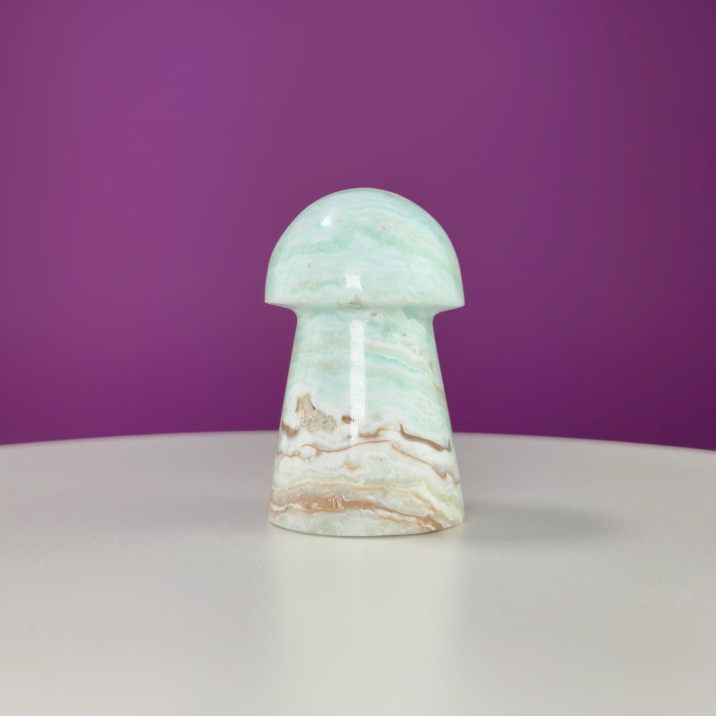Caribbean Calcite Mushroom Carving