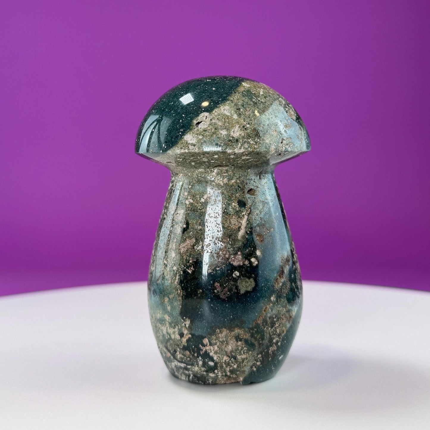 Jasper Mushroom Carving