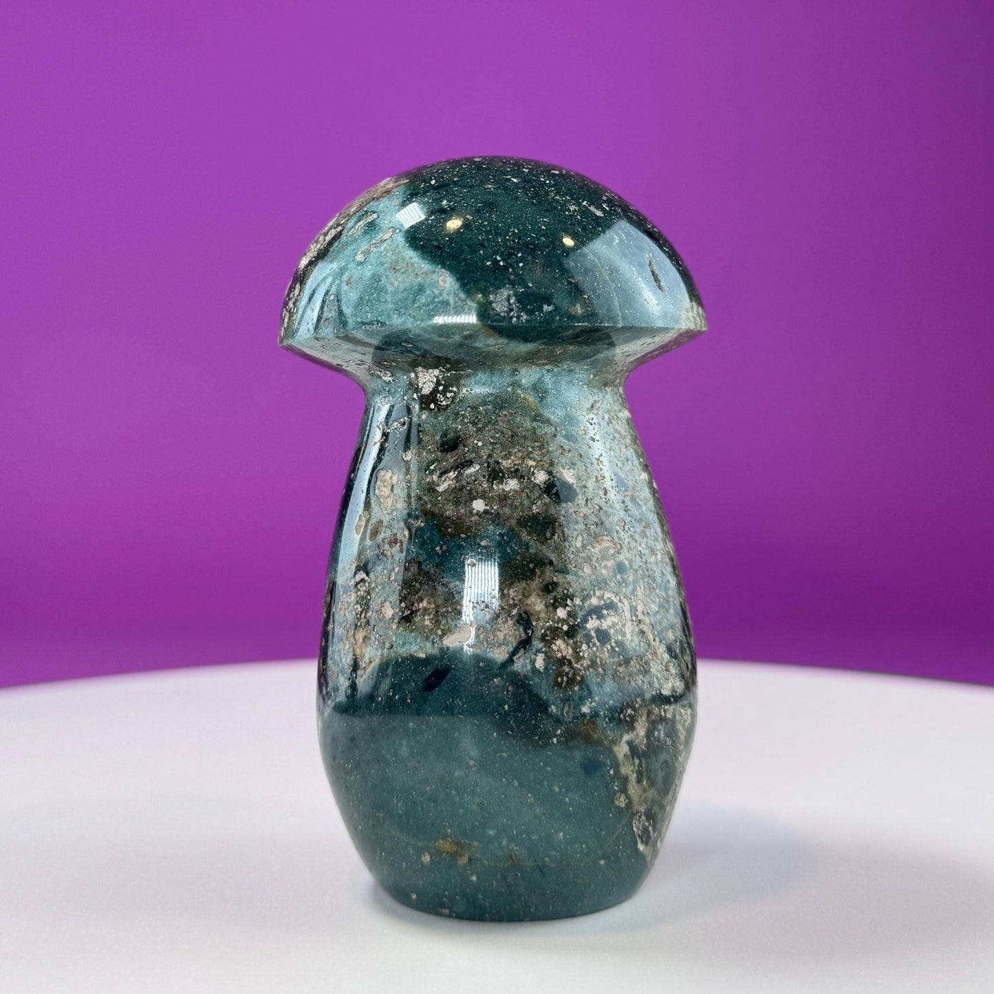 Jasper Mushroom Carving