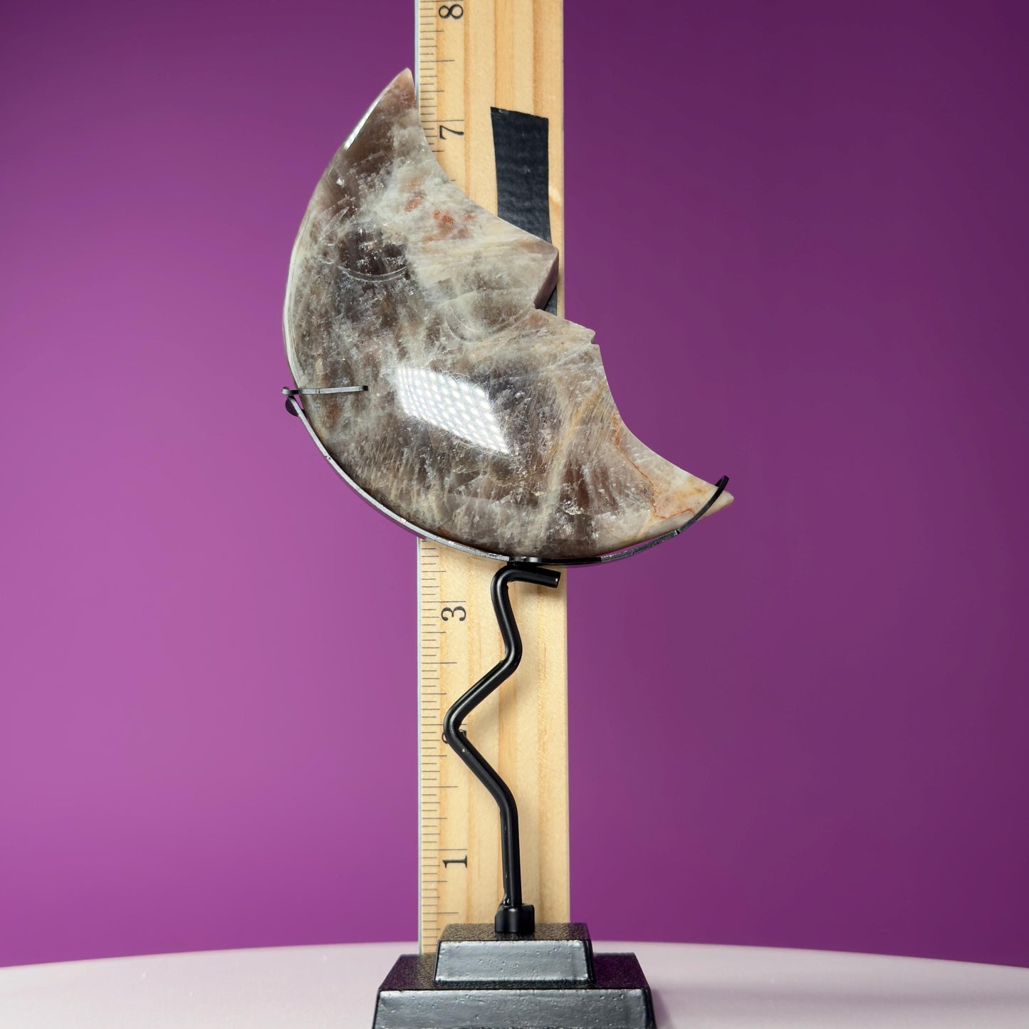 Moonstone Moon (Includes Black Metal Stand)