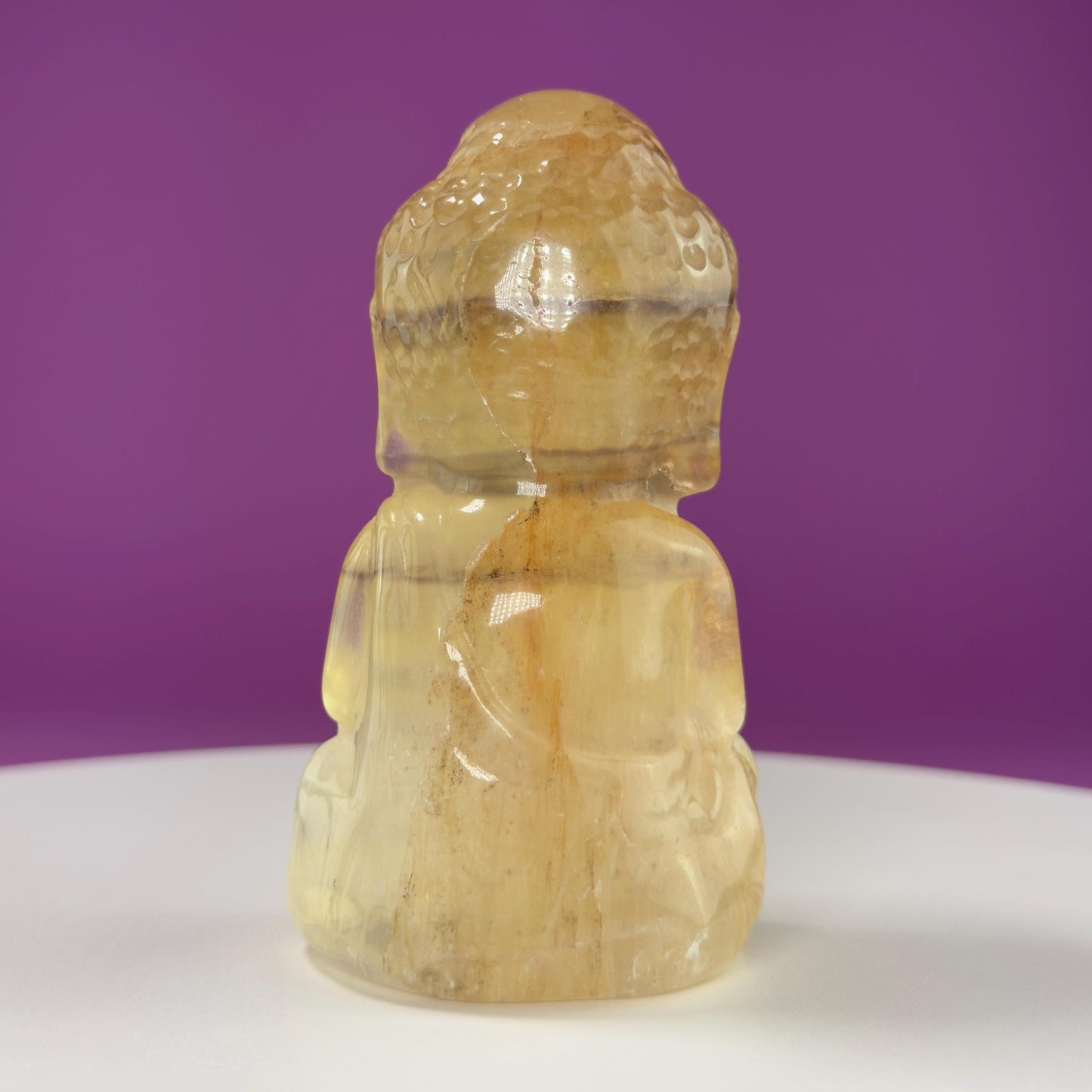 Fluorite Buddha Carving (Choice of Color)