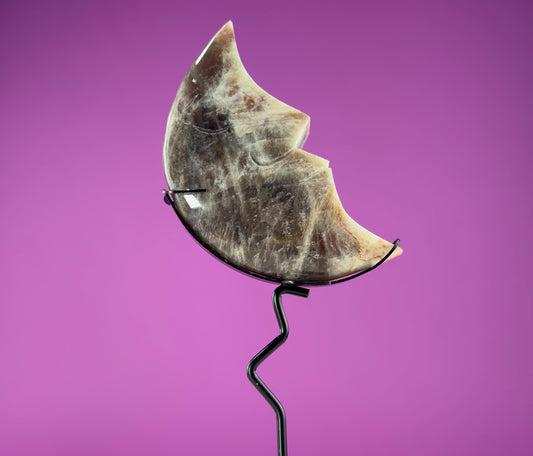 Moonstone Moon (Includes Black Metal Stand)