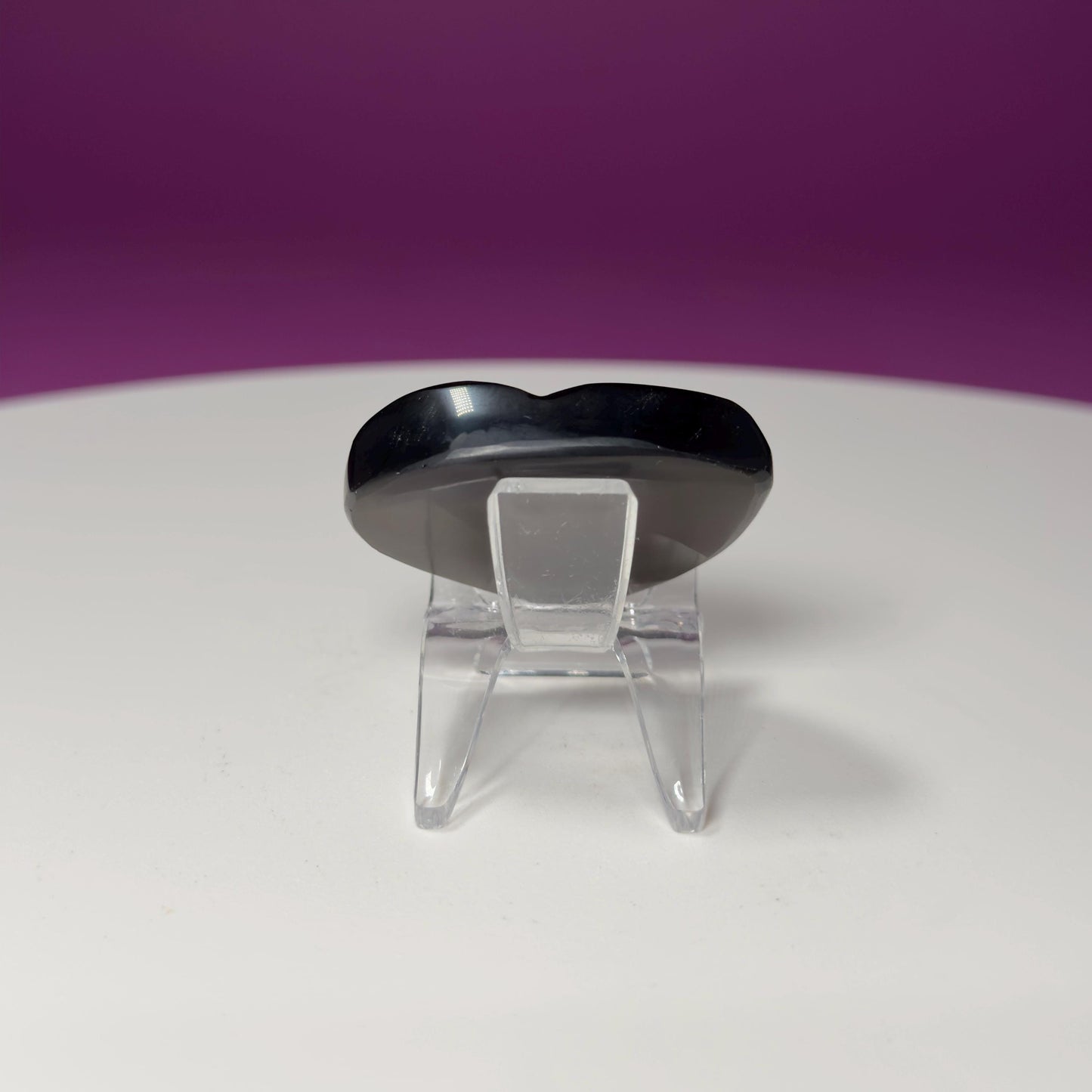 Mini Rainbow Obsidian Heart Carving (Mexico)