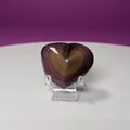 Mini Rainbow Obsidian Heart Carving (Mexico)