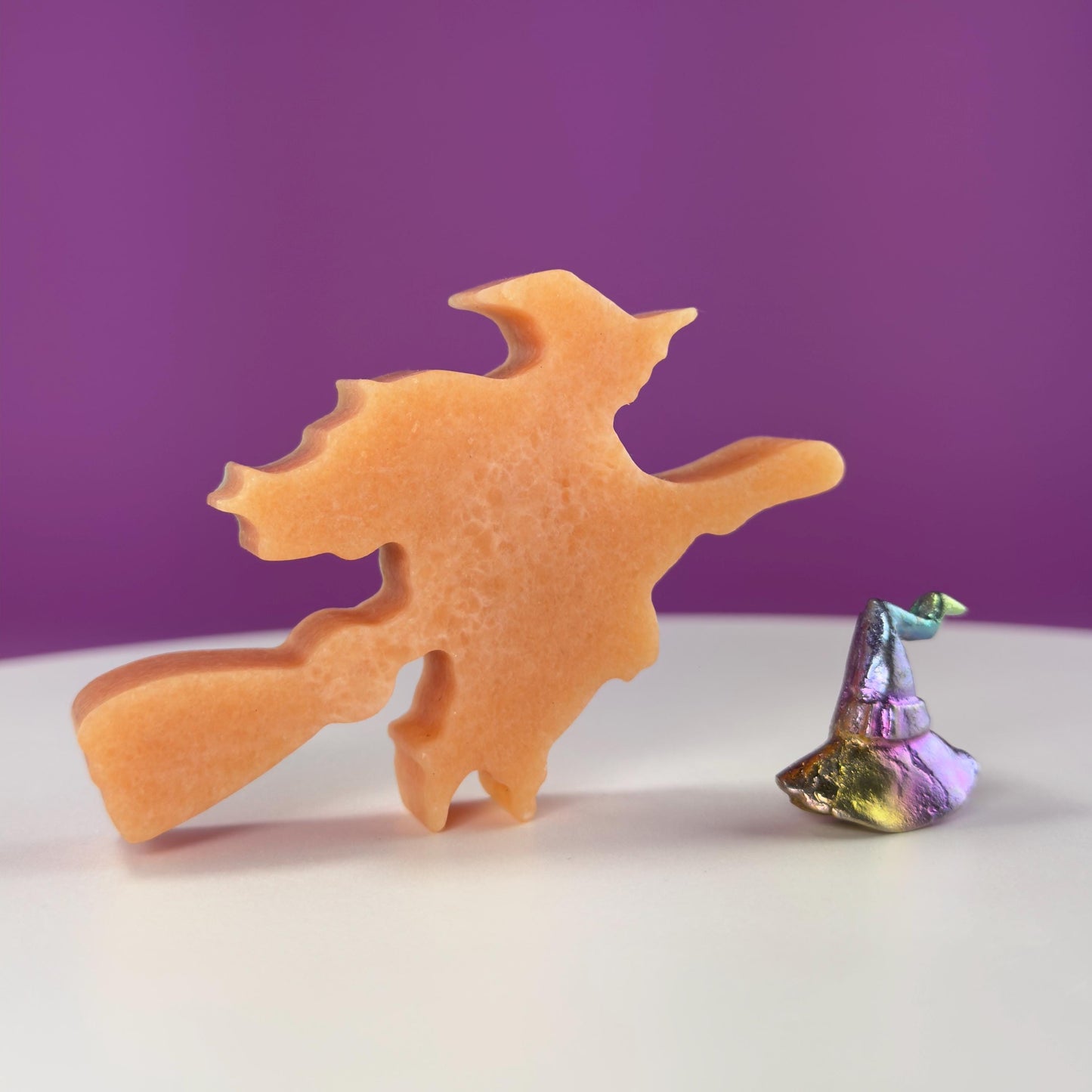 Orange Jade Witch and Aura Bismuth Witch Hat Bundle