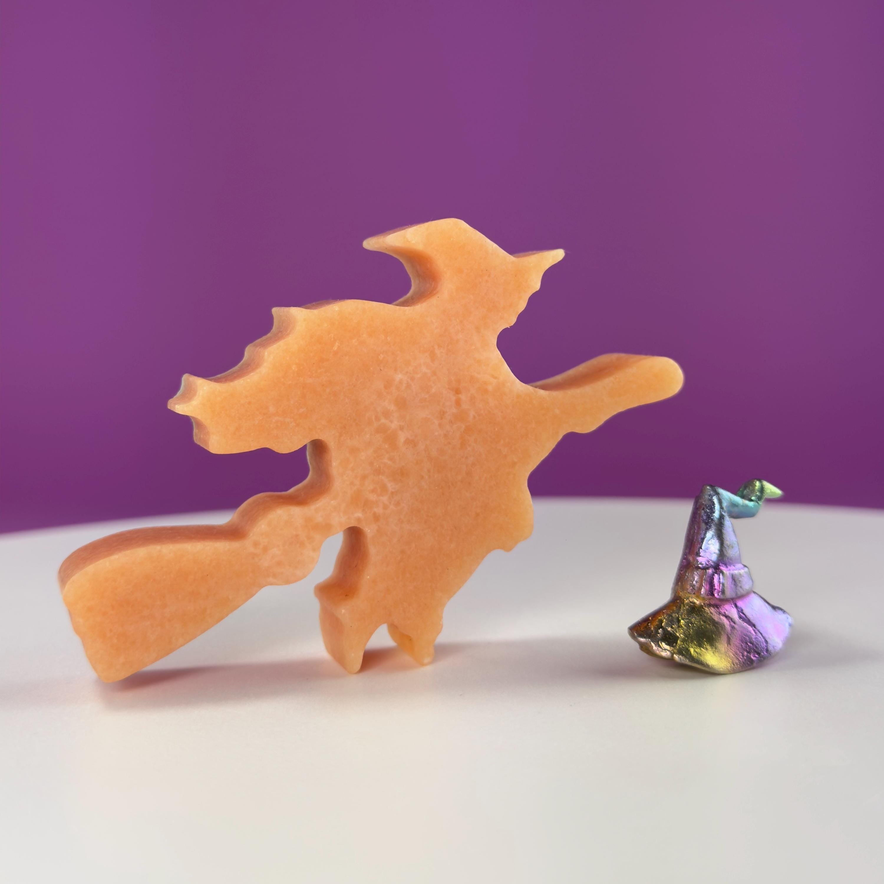 Orange Jade Witch and Aura Bismuth Witch Hat Bundle