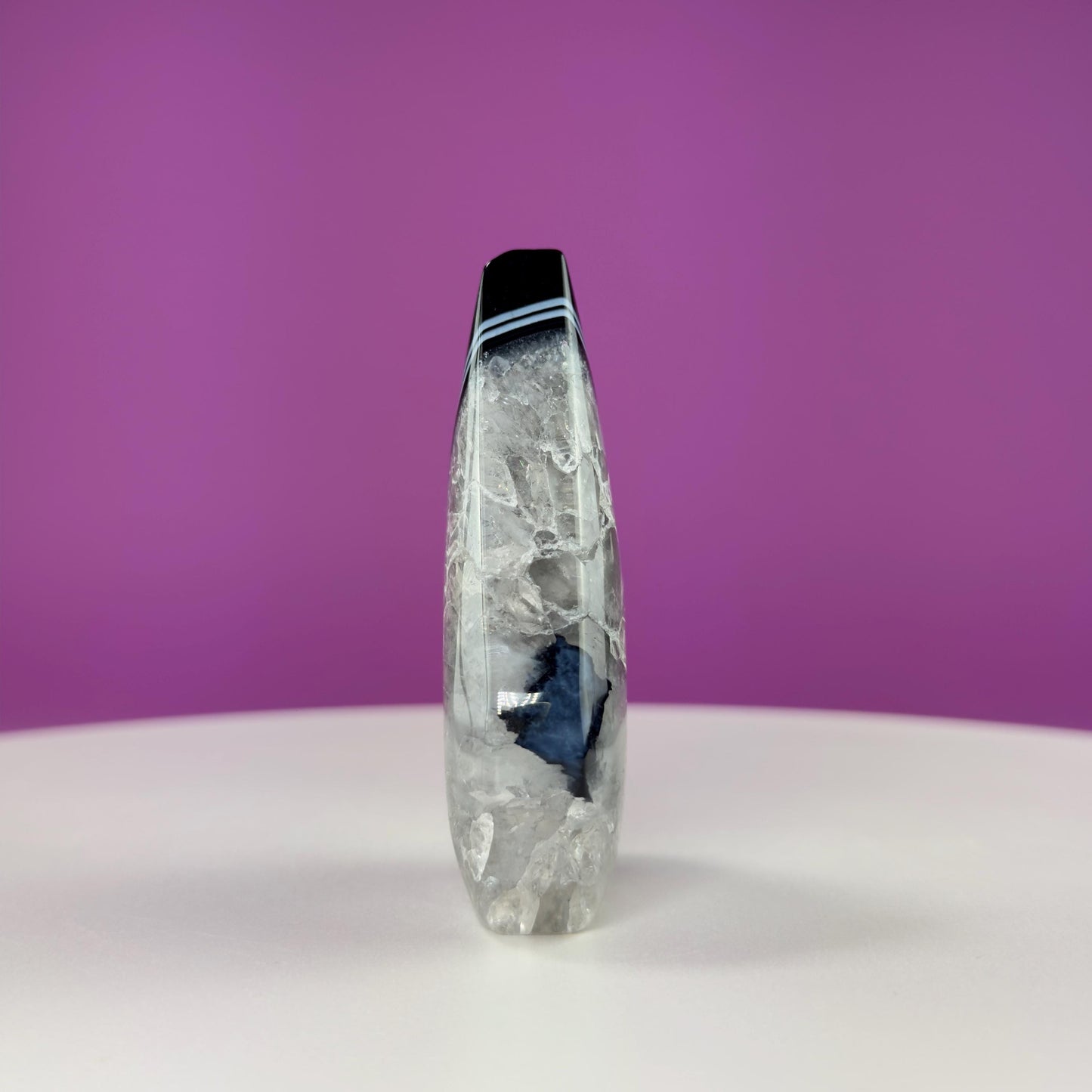 Sardonyx Tear Drop Carving