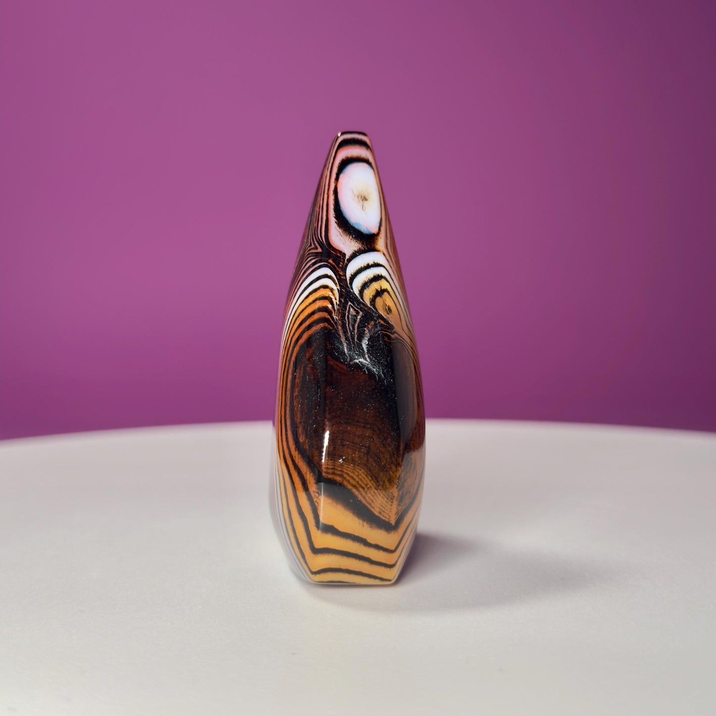 Sardonyx Tear Drop Carving