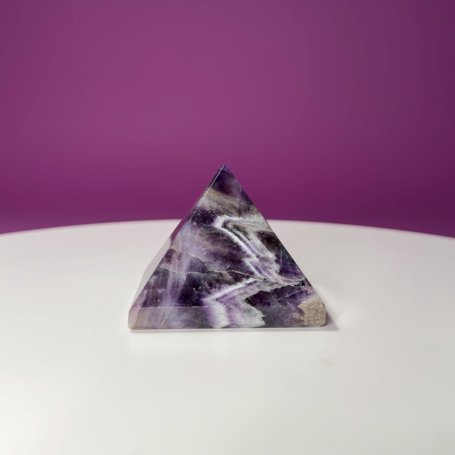Dream Amethyst Pyramid Carving