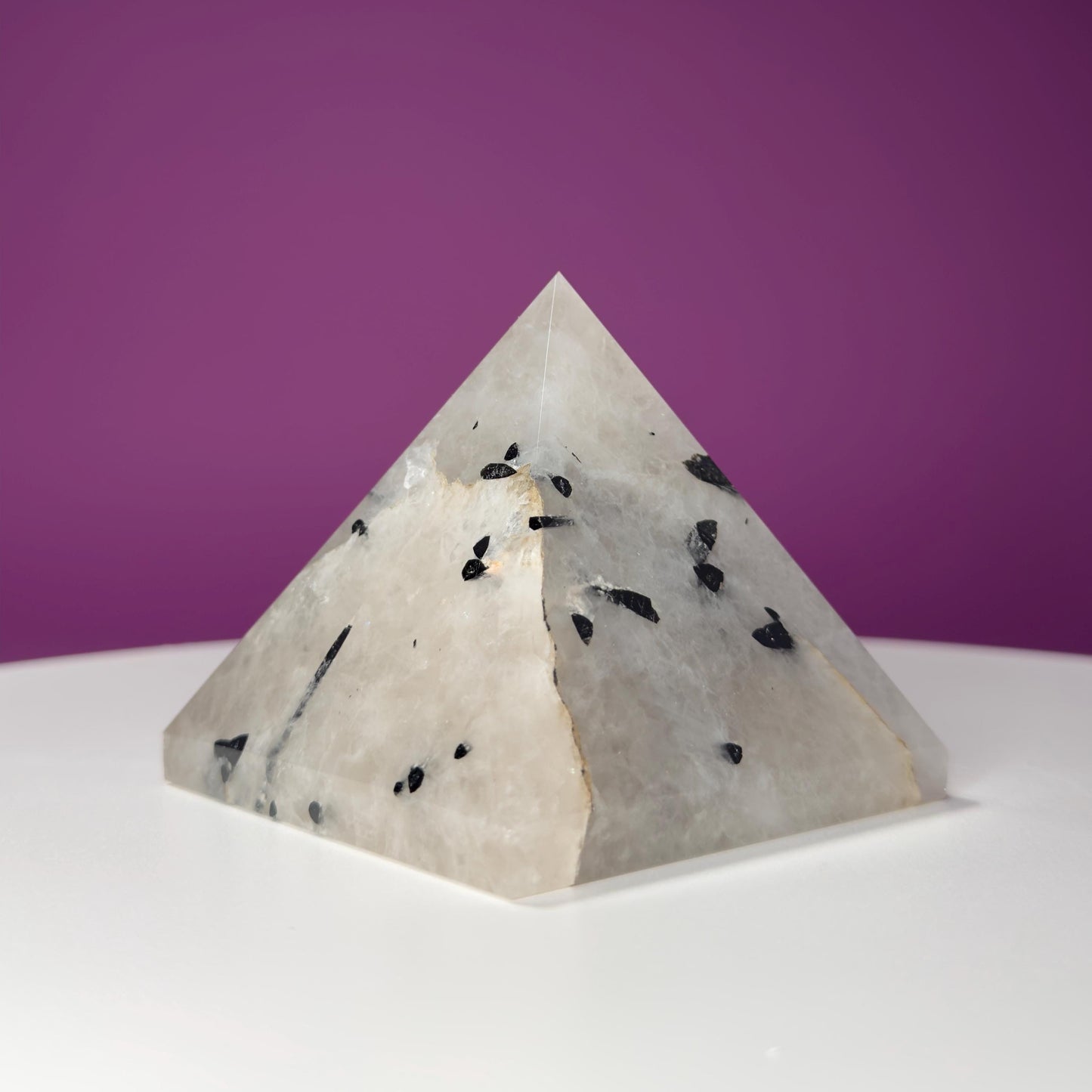 Tourmaline Quartz Pyramid