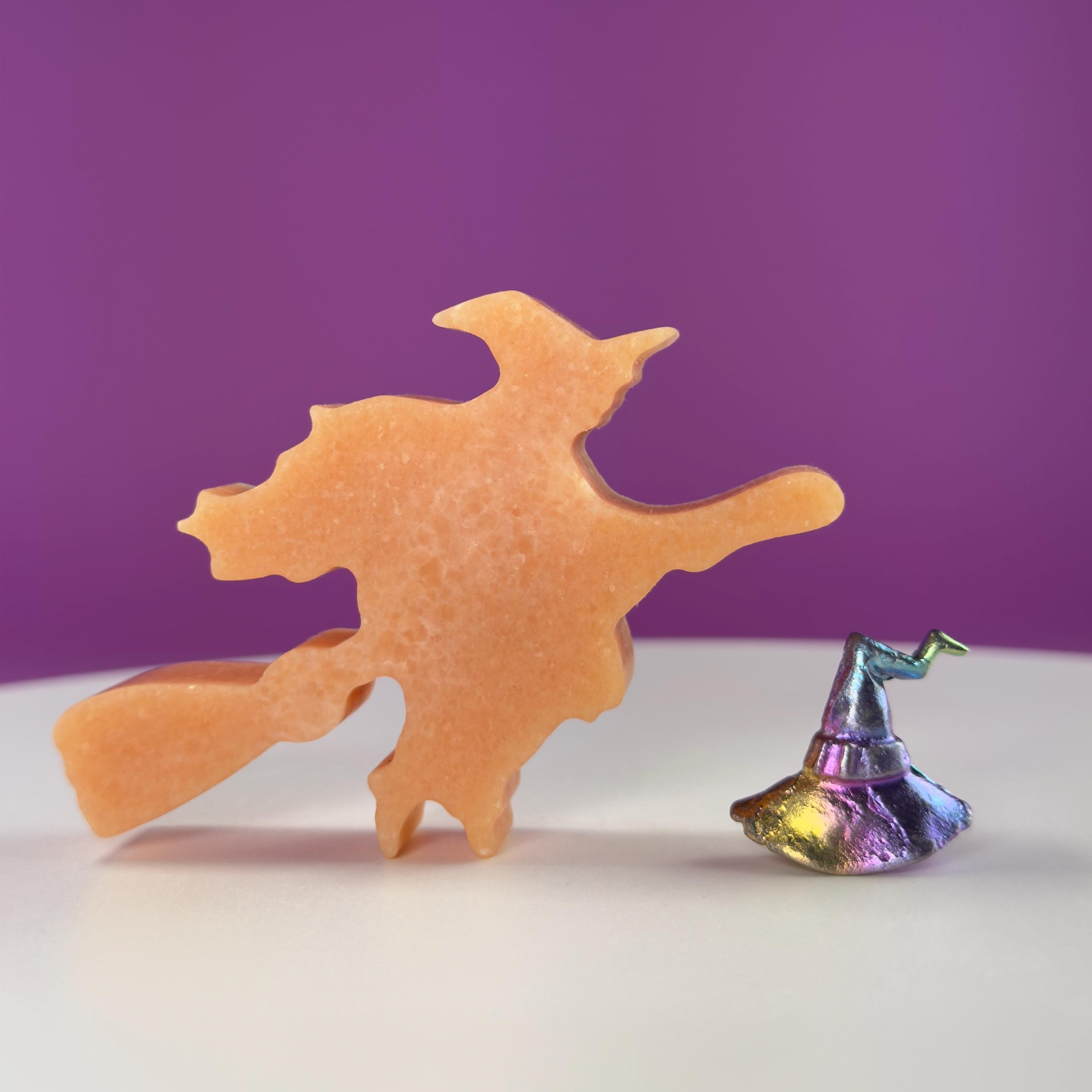 Orange Jade Witch and Aura Bismuth Witch Hat Bundle