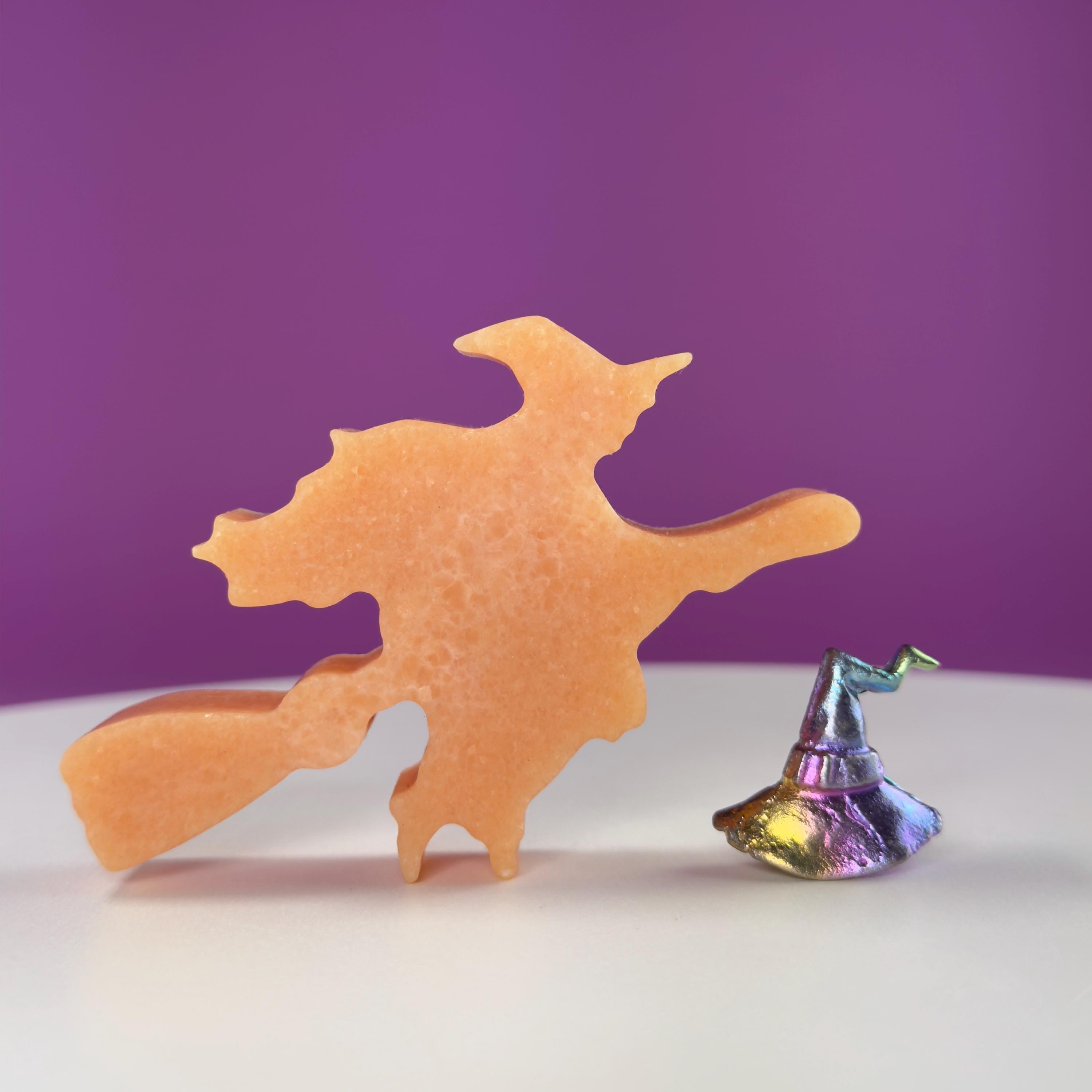 Orange Jade Witch and Aura Bismuth Witch Hat Bundle
