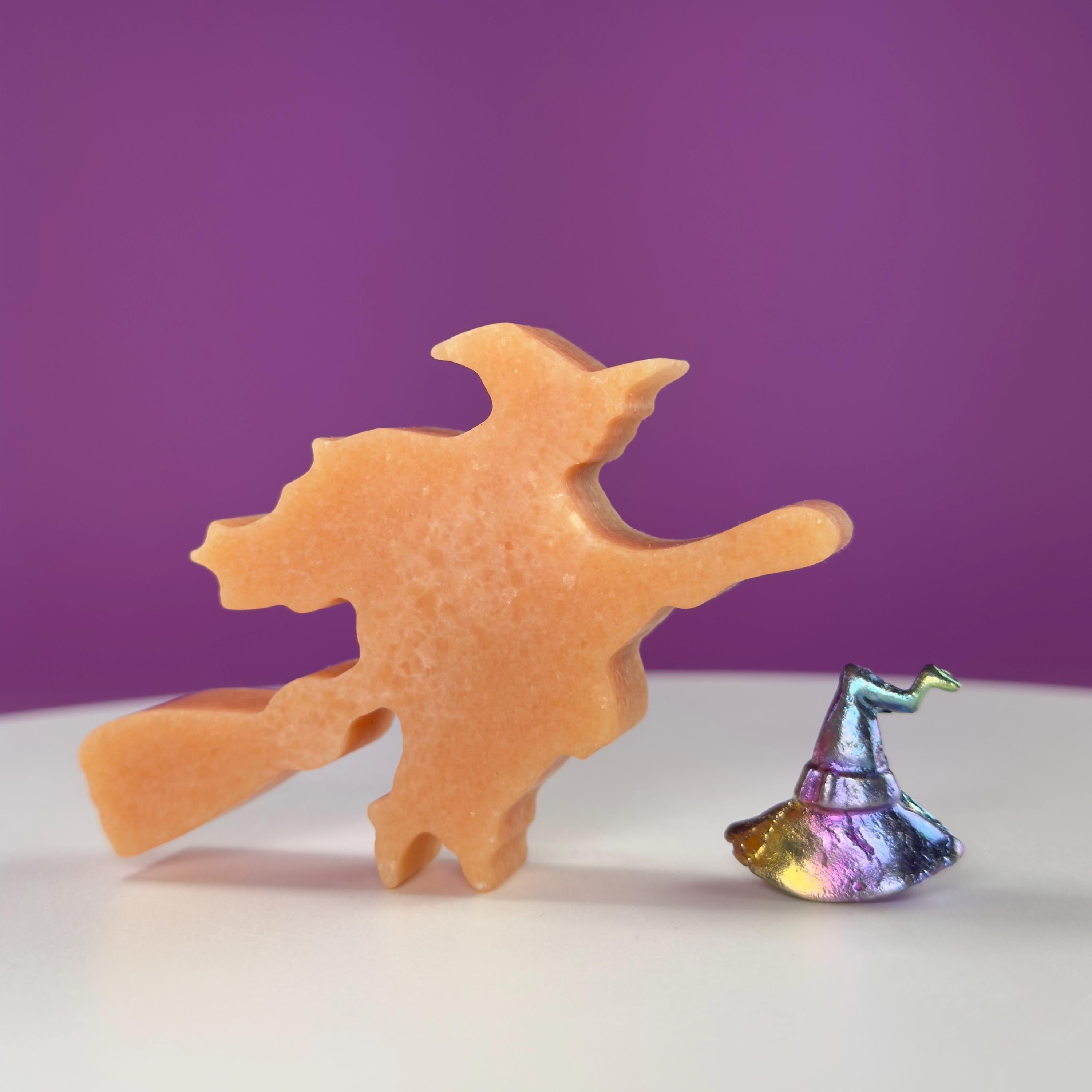 Orange Jade Witch and Aura Bismuth Witch Hat Bundle