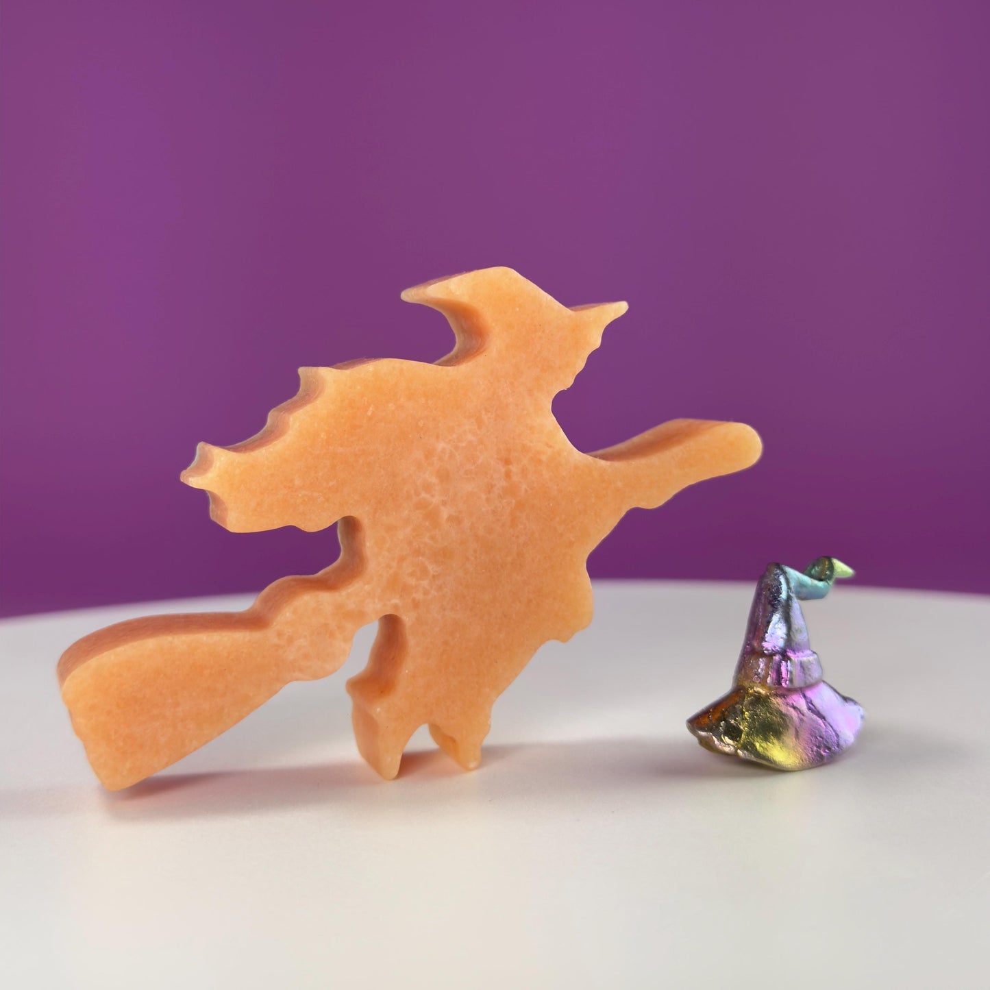 Orange Jade Witch and Aura Bismuth Witch Hat Bundle