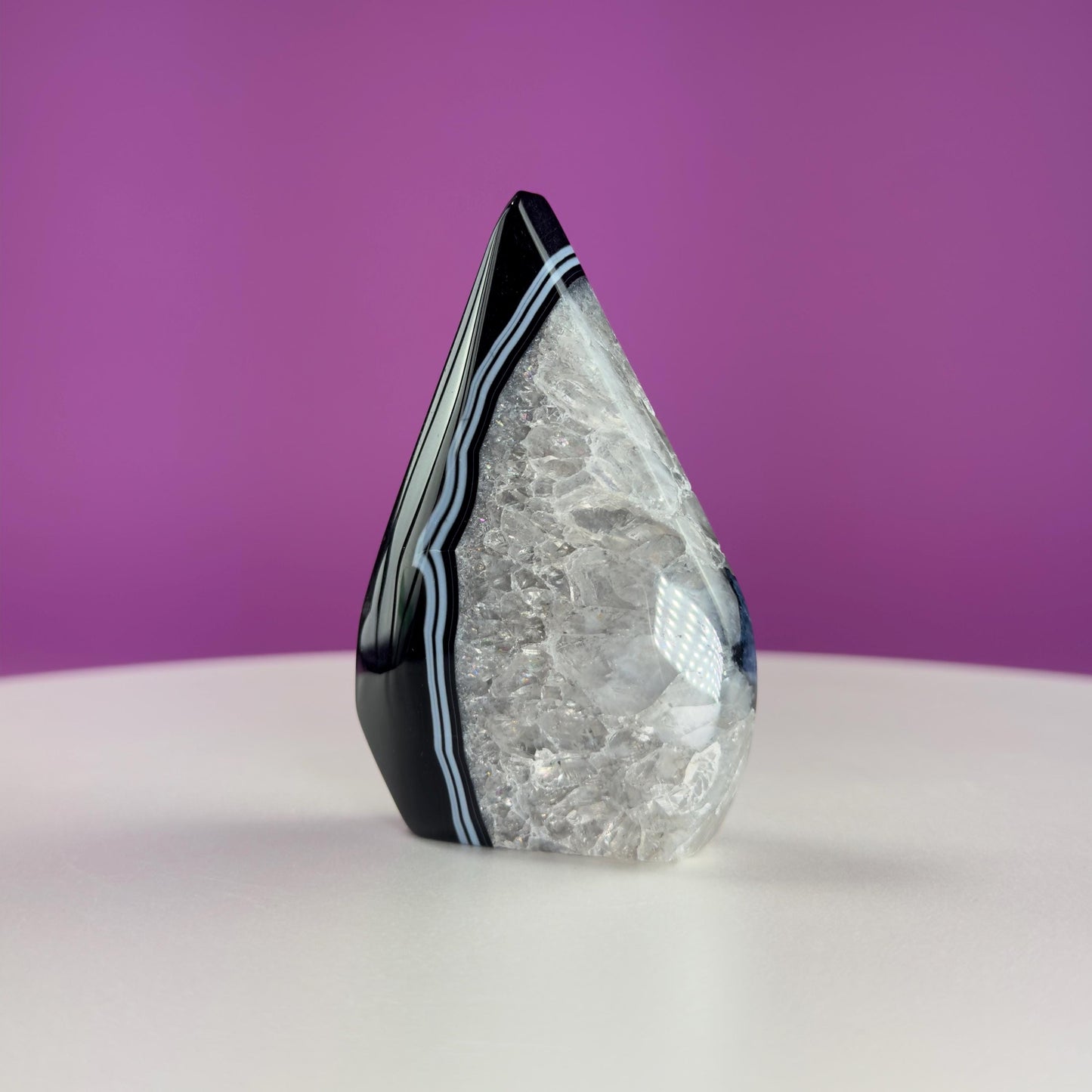 Sardonyx Tear Drop Carving