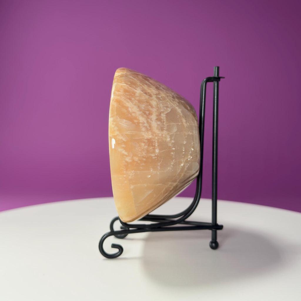 Moonstone Bowl | Crystal Charging & Ritual Offering Dish for Energy Work