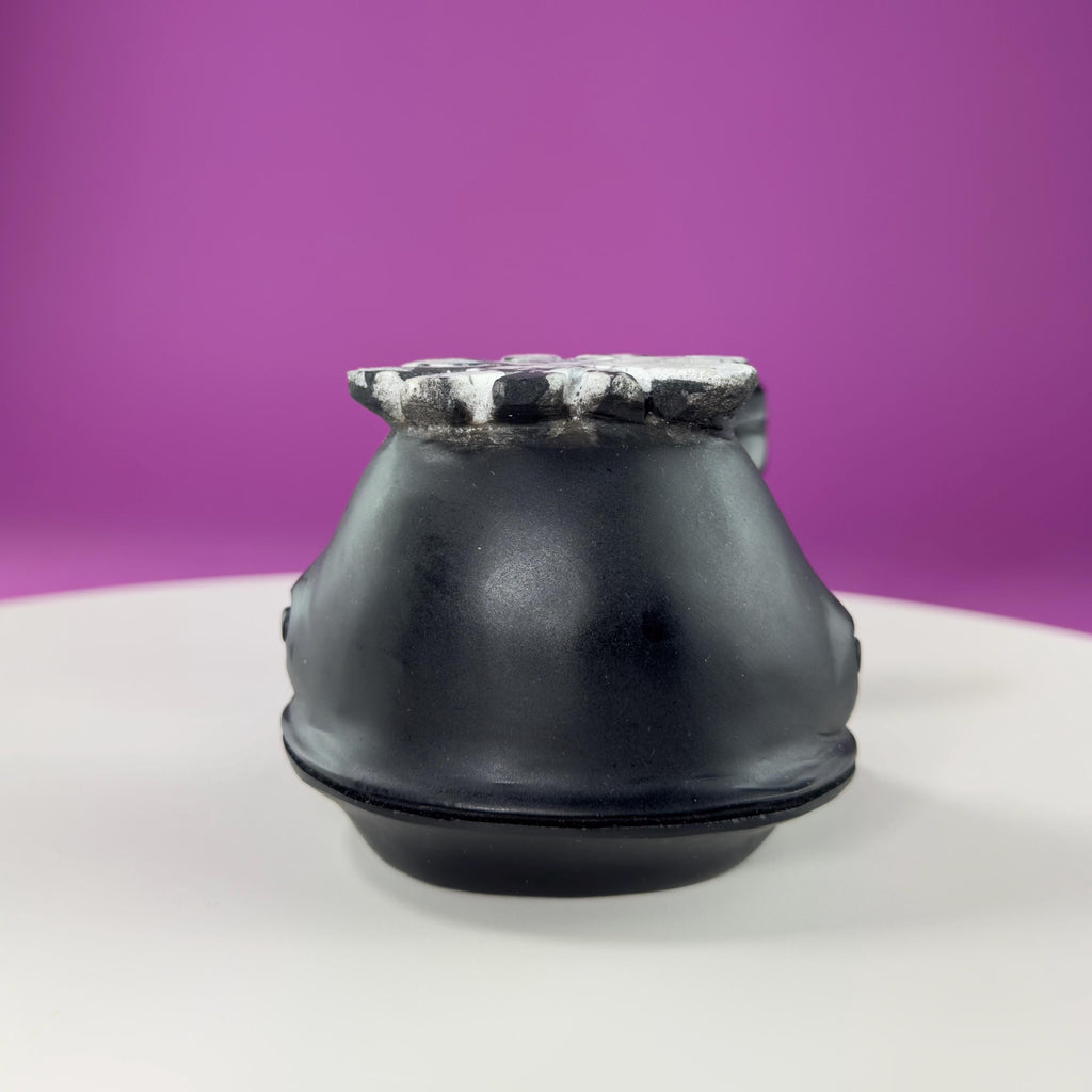 Chrysanthemum Stone Whale Carving with Natural Flower Formation