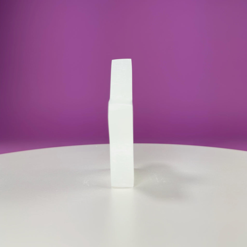 Selenite Star Carving