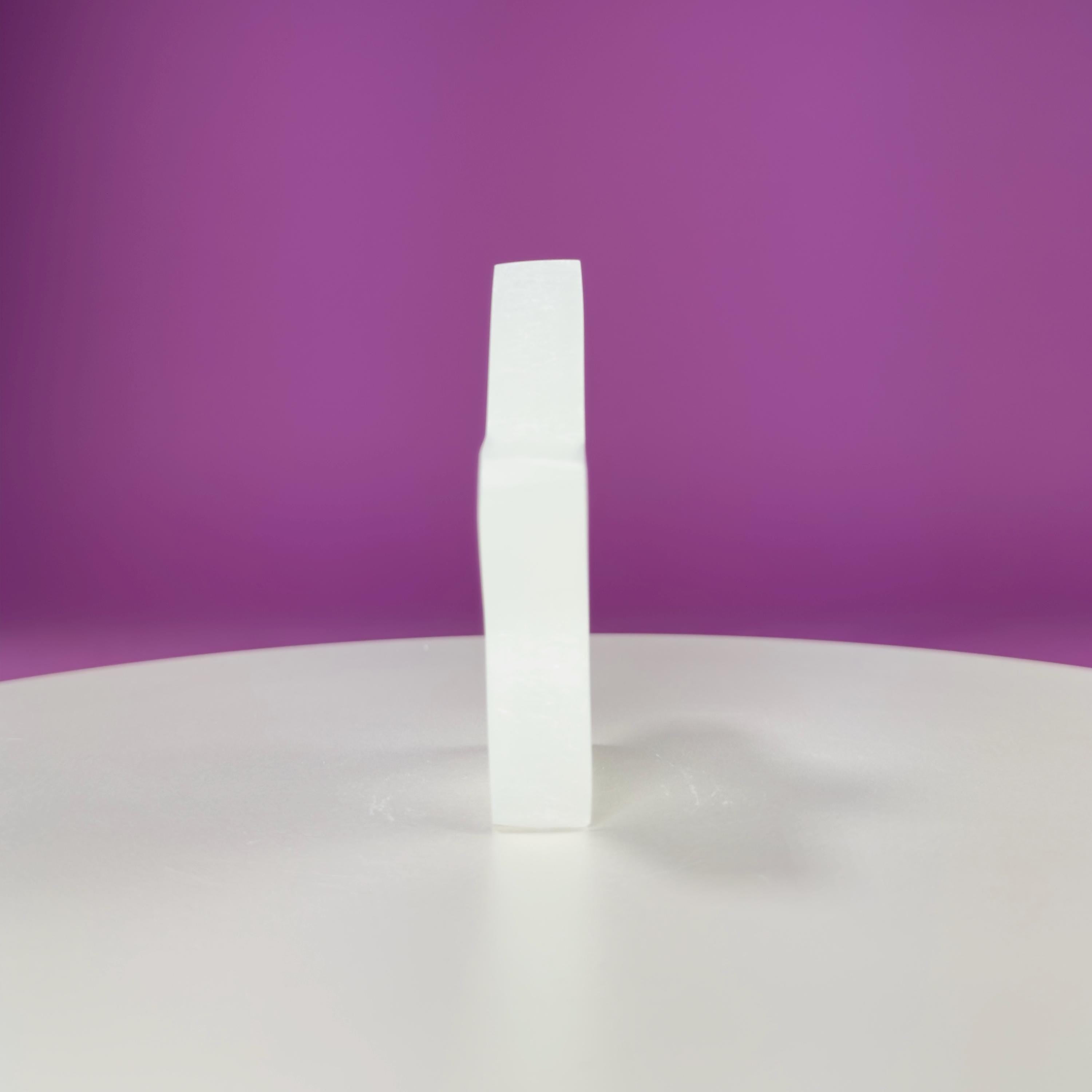 Selenite Star Carving