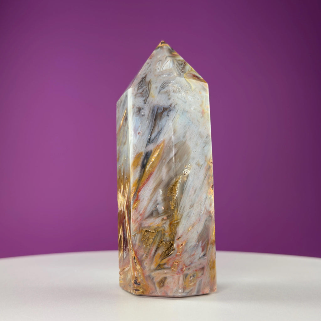 Sagenite Agate Tower (Brazil)