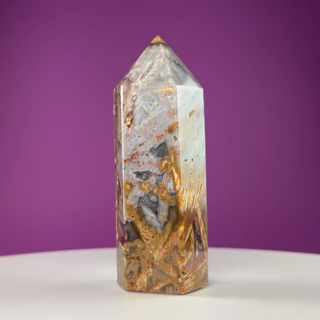 Sagenite Agate Tower (Brazil)
