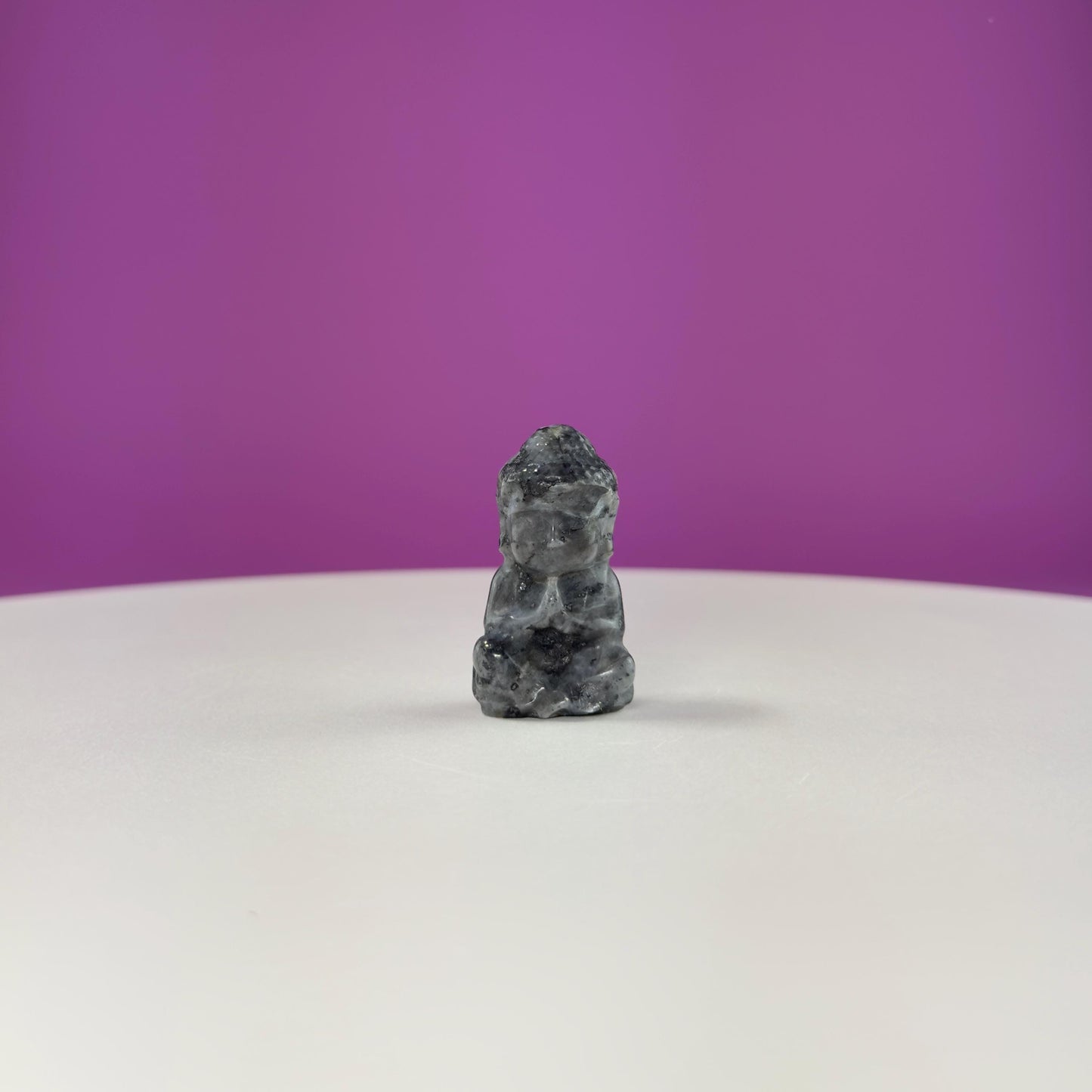 Crystal Baby Buddha Carving: Pocket-Sized Meditation Stone