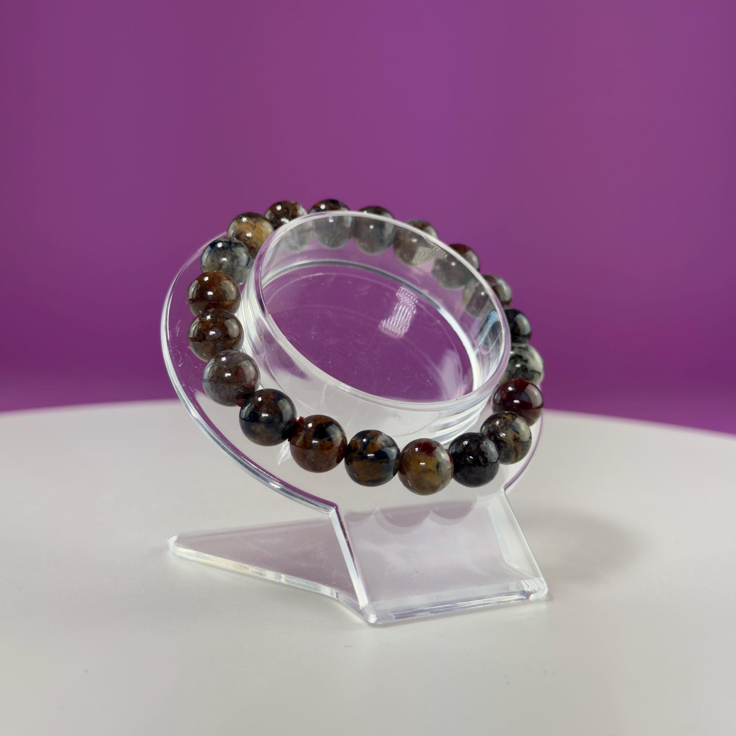 Pietersite Bracelet-8 Millimeter Beads