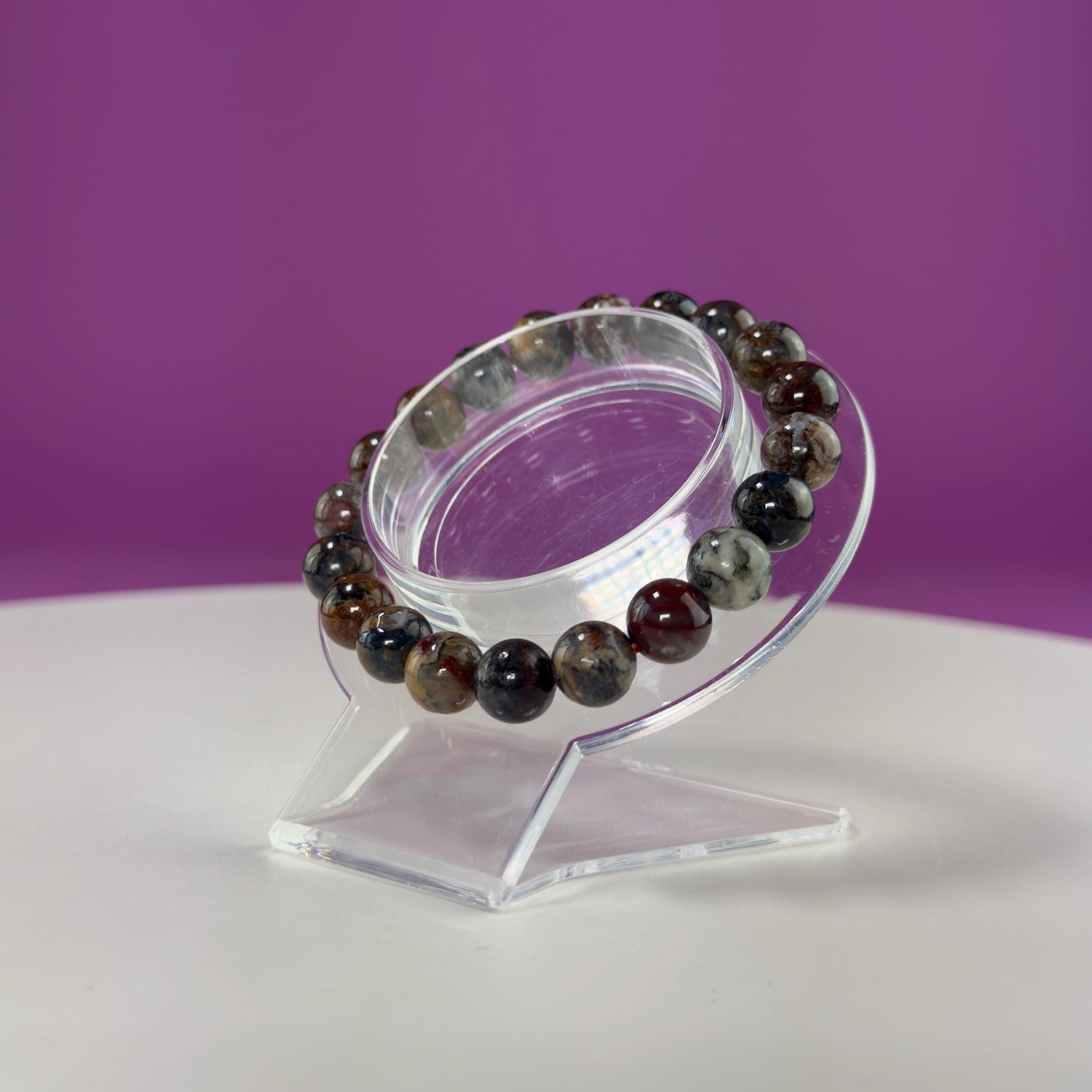 Pietersite Bracelet-8 Millimeter Beads