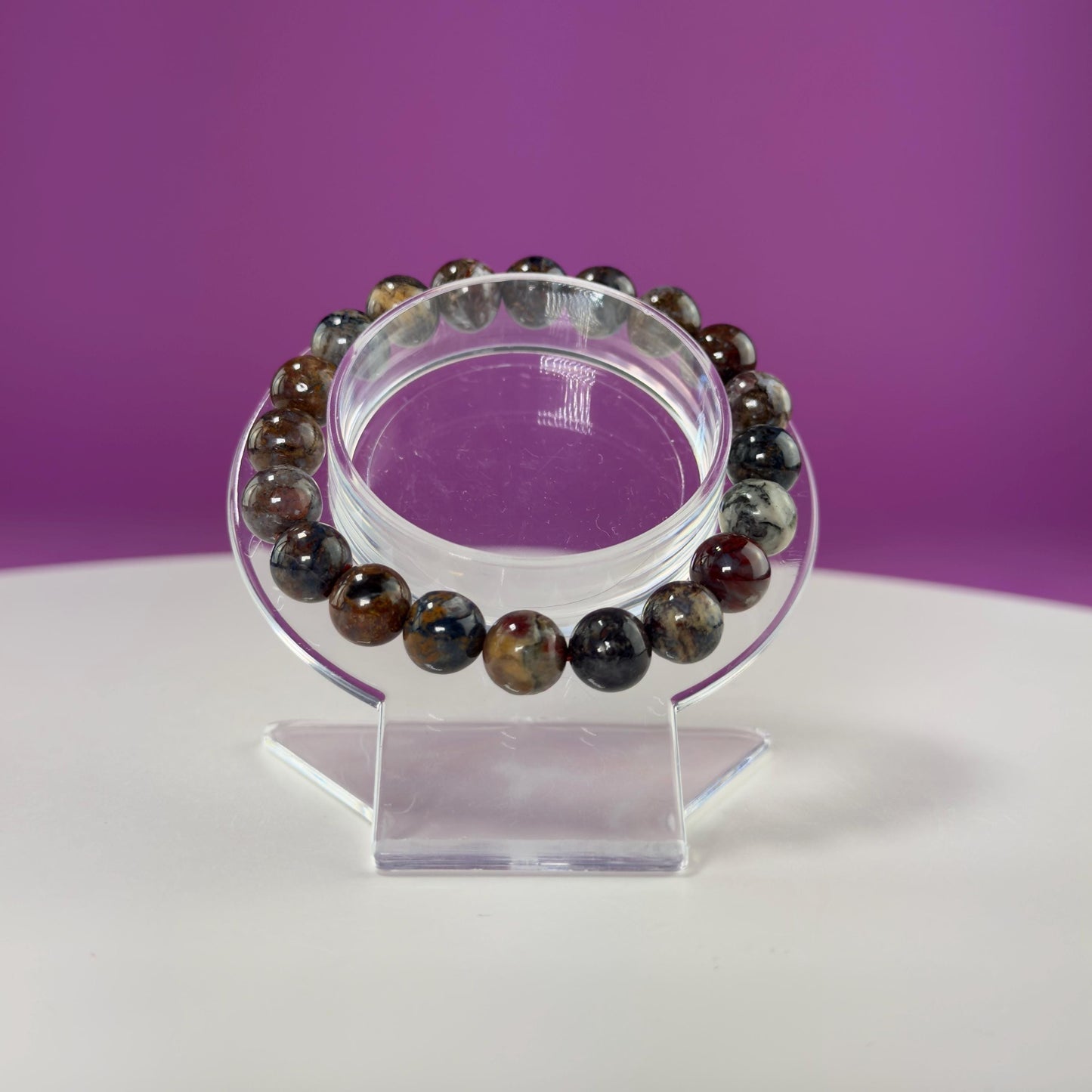 Pietersite Bracelet-8 Millimeter Beads