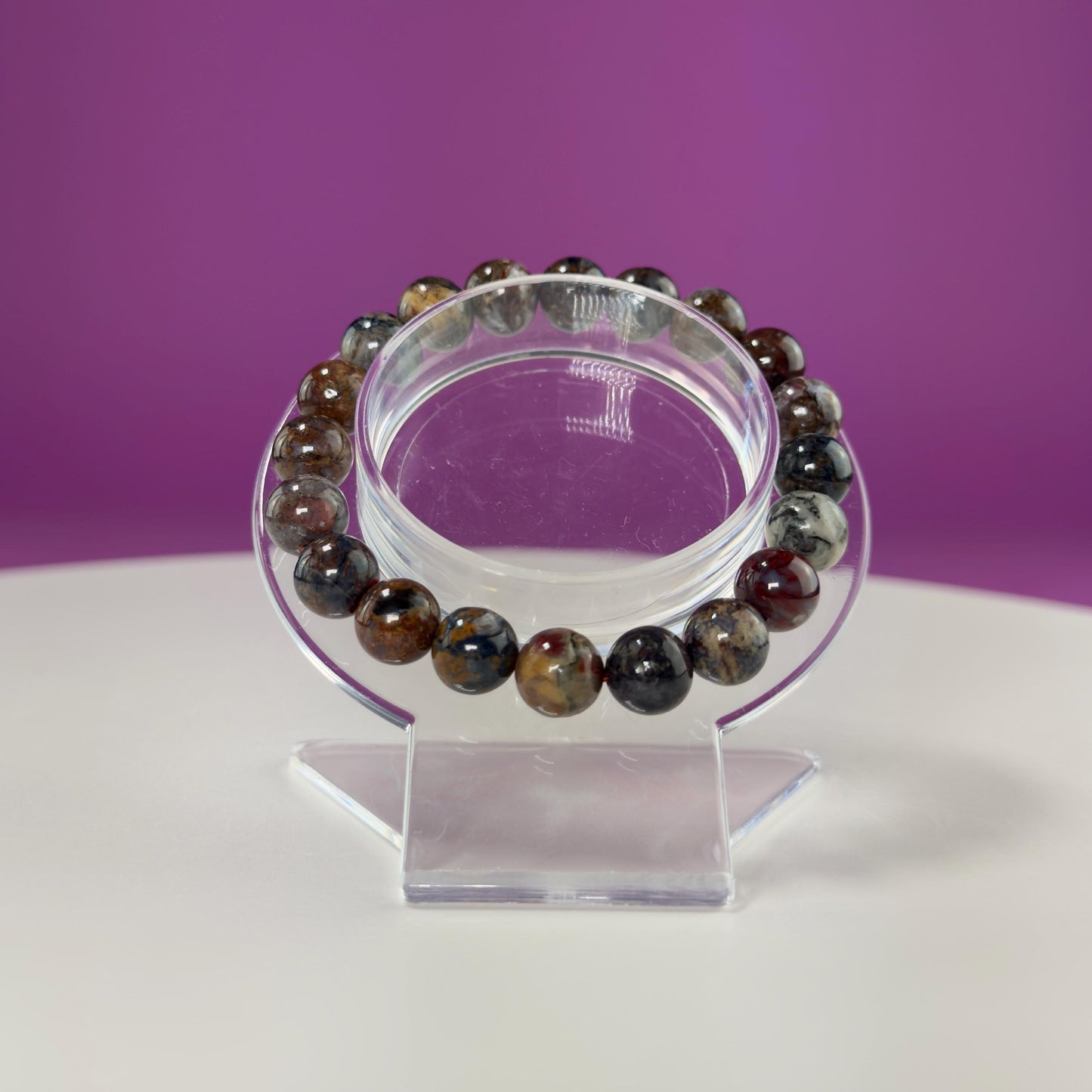Pietersite Bracelet-8 Millimeter Beads