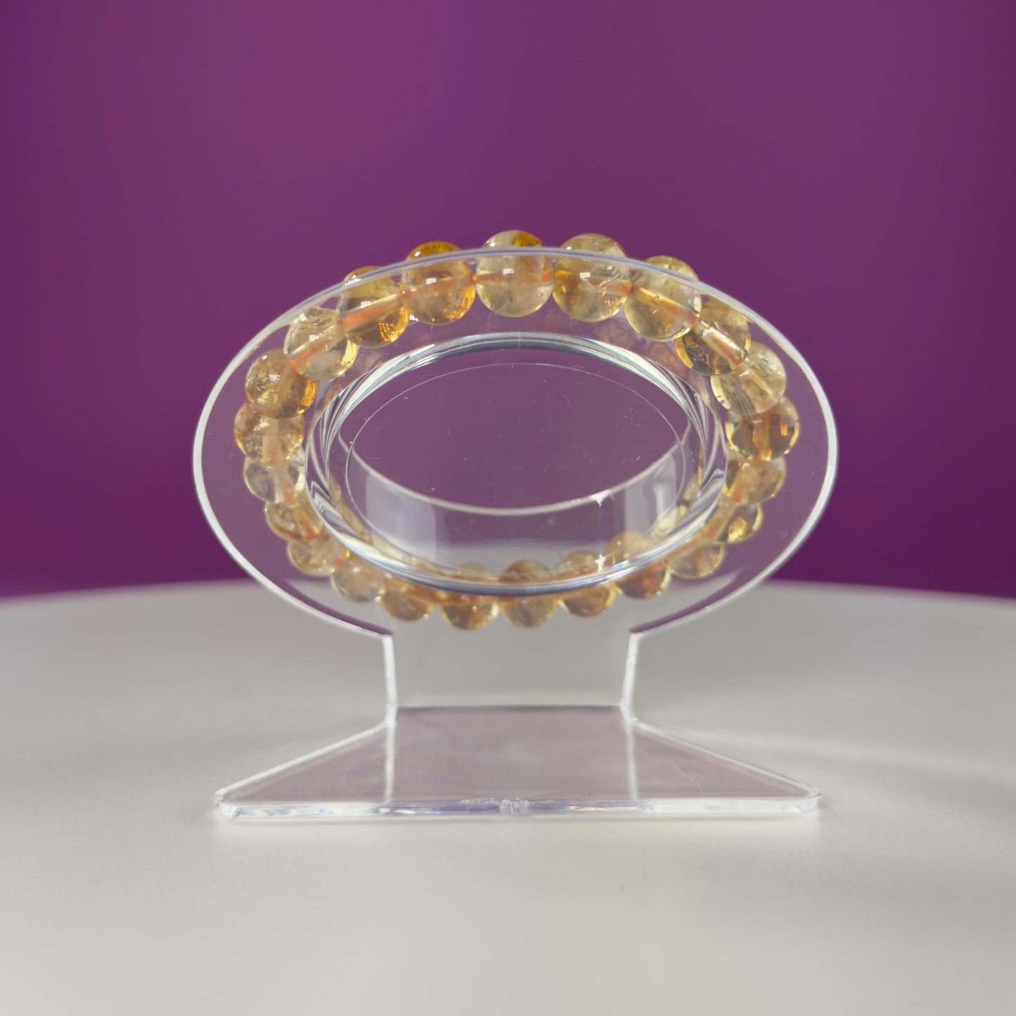 Citrine Bracelet-8 Millimeter Beads