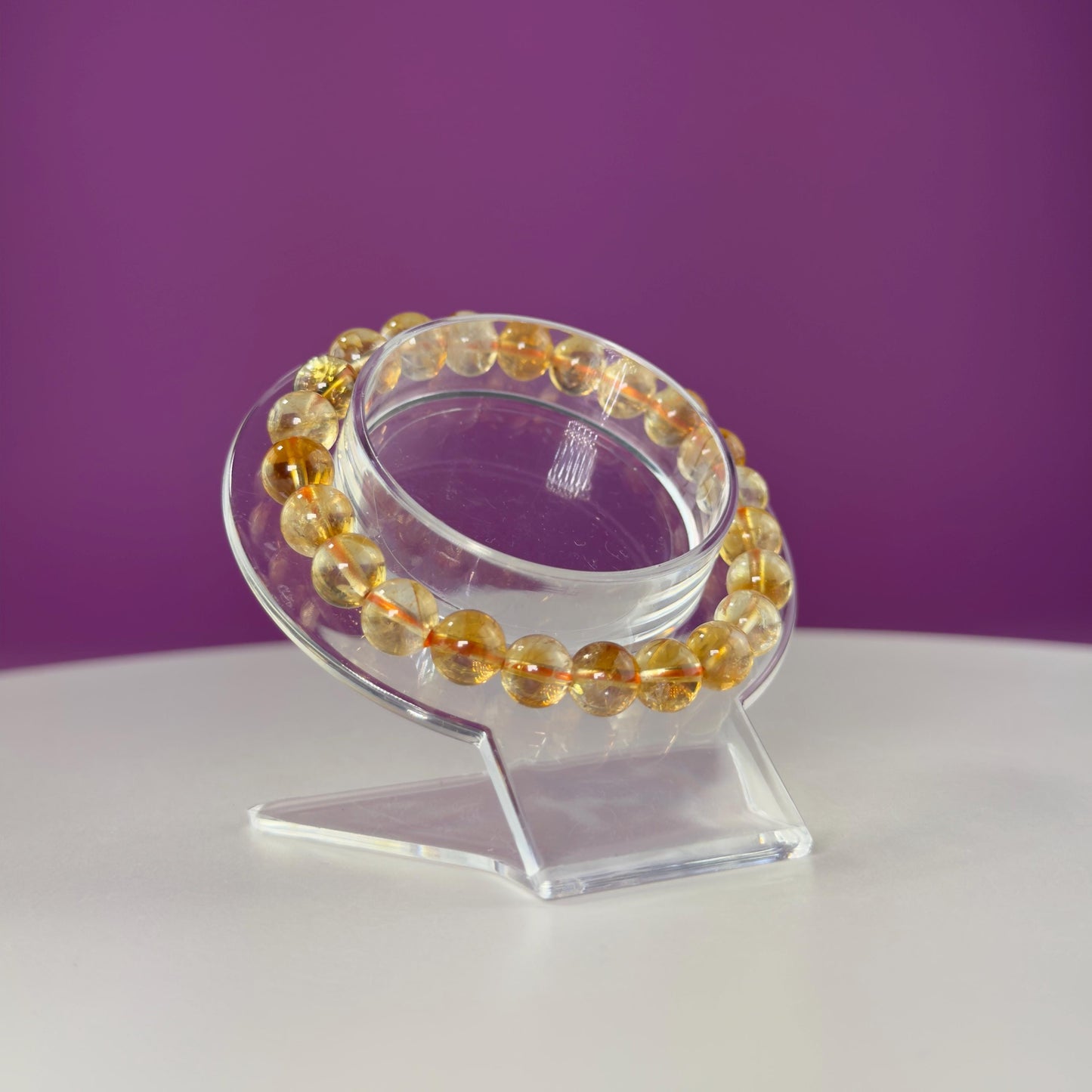 Citrine Bracelet-8 Millimeter Beads