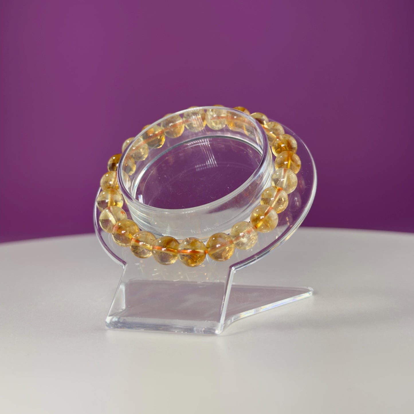 Citrine Bracelet-8 Millimeter Beads