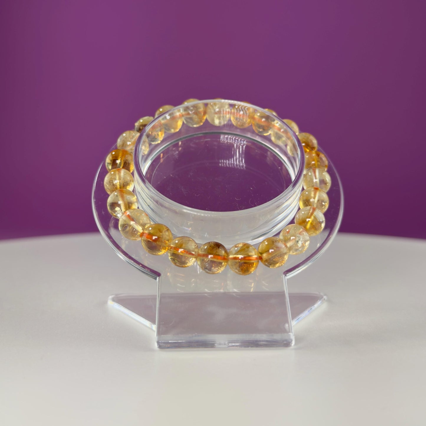 Citrine Bracelet-8 Millimeter Beads