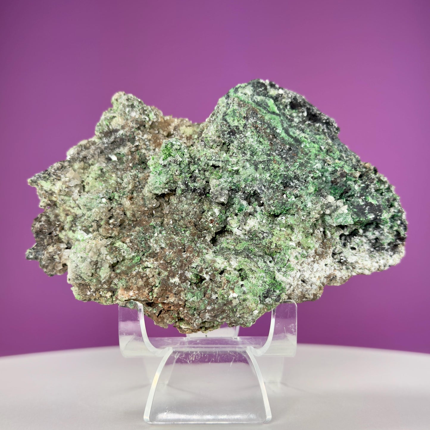 Conichalcite Specimen (Mexico) (Includes Stand)