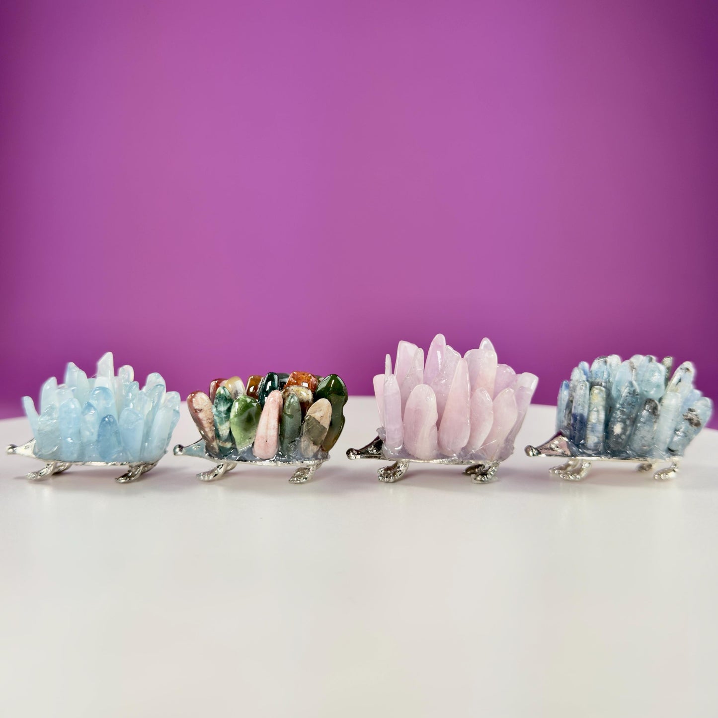 Hedgehog Carvings in Choice of Stone