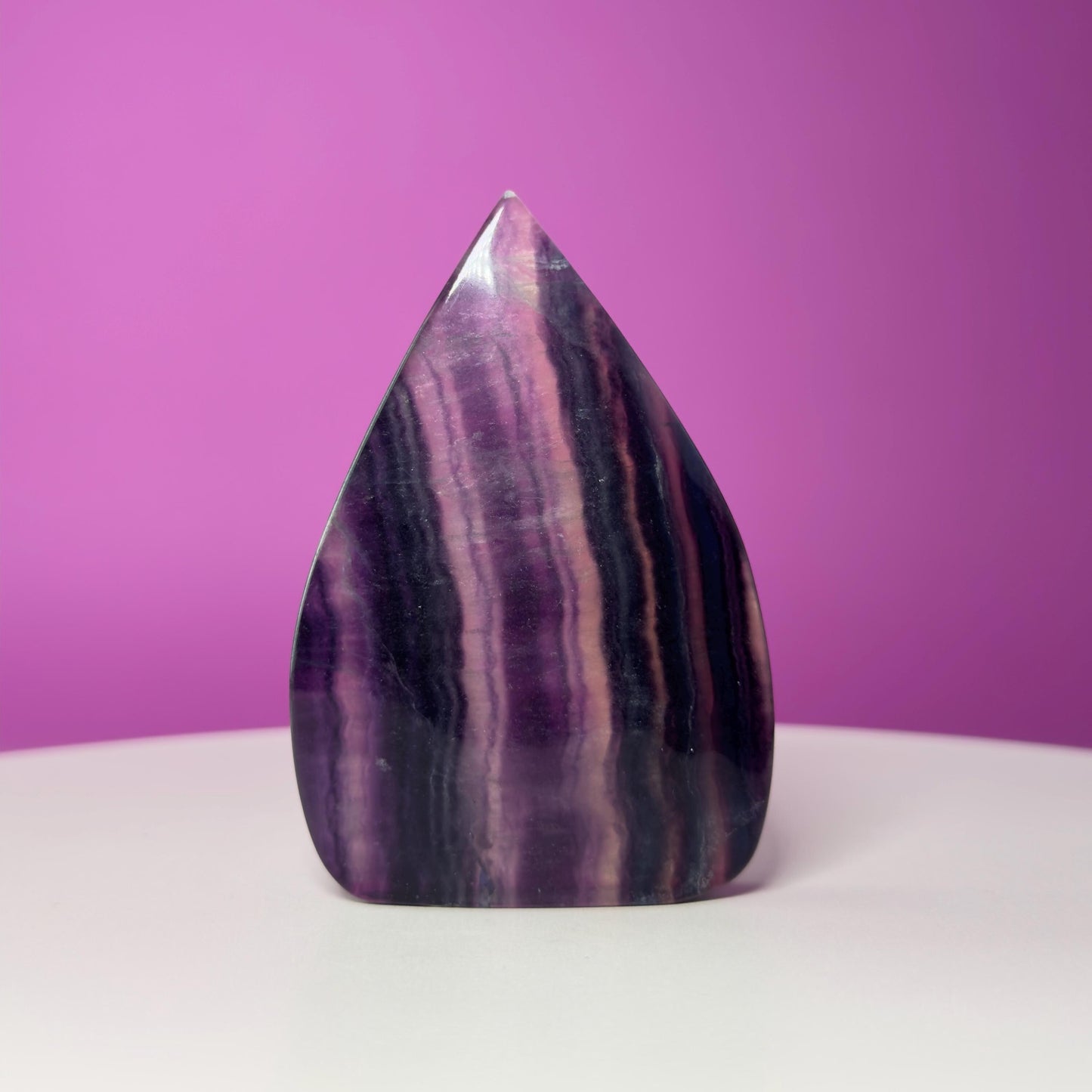 Fluorite Tear Drop Carving
