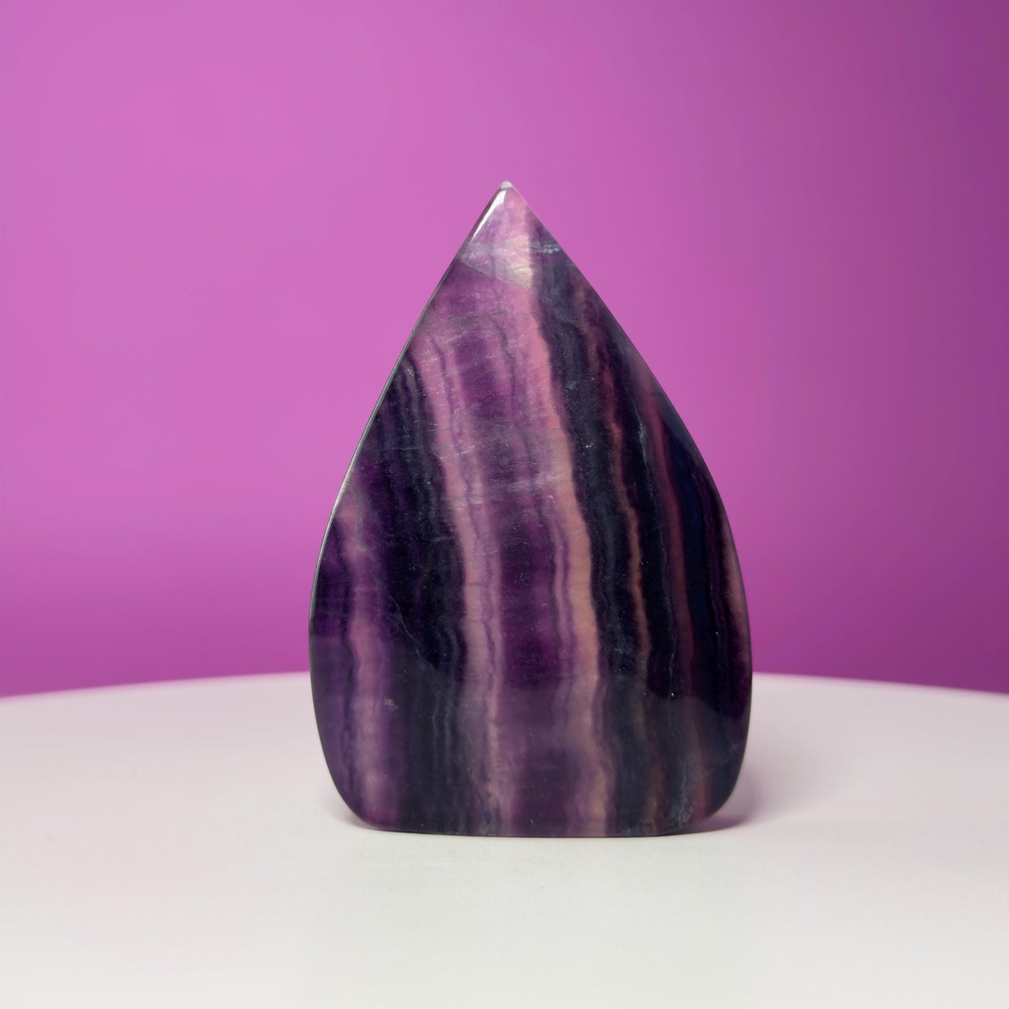 Fluorite Tear Drop Carving