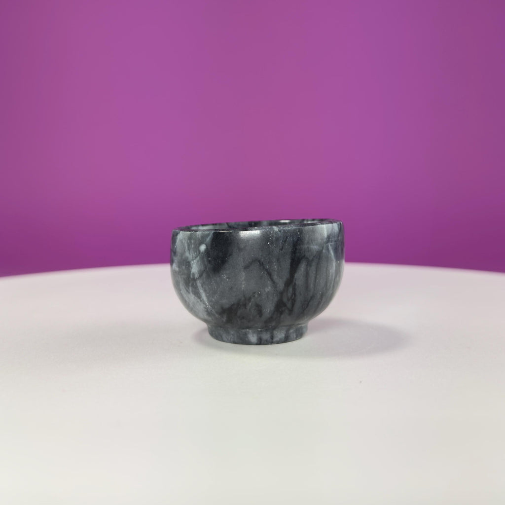 Black Zebra Offering Bowl, Small Bowl