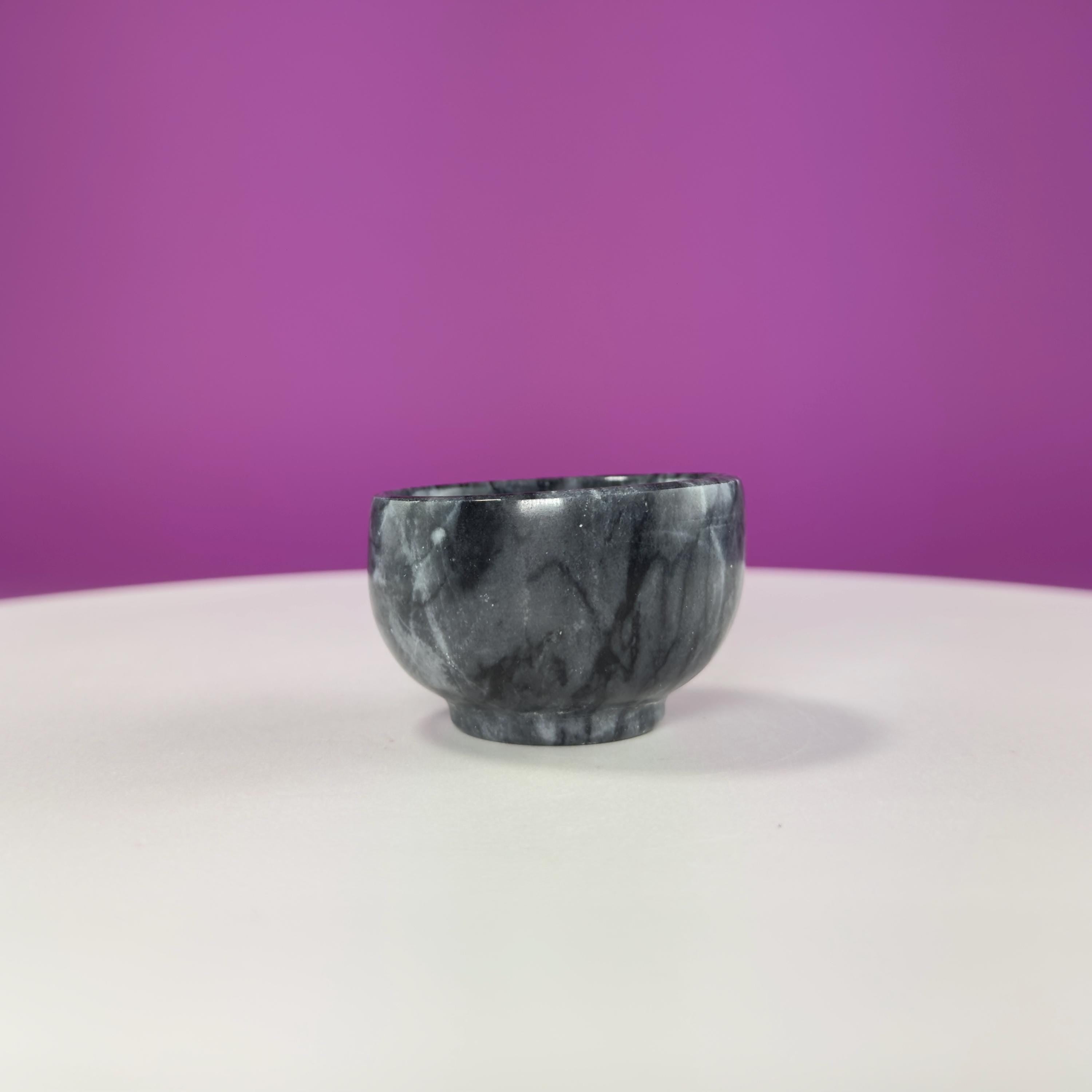 Black Zebra Offering Bowl, Small Bowl