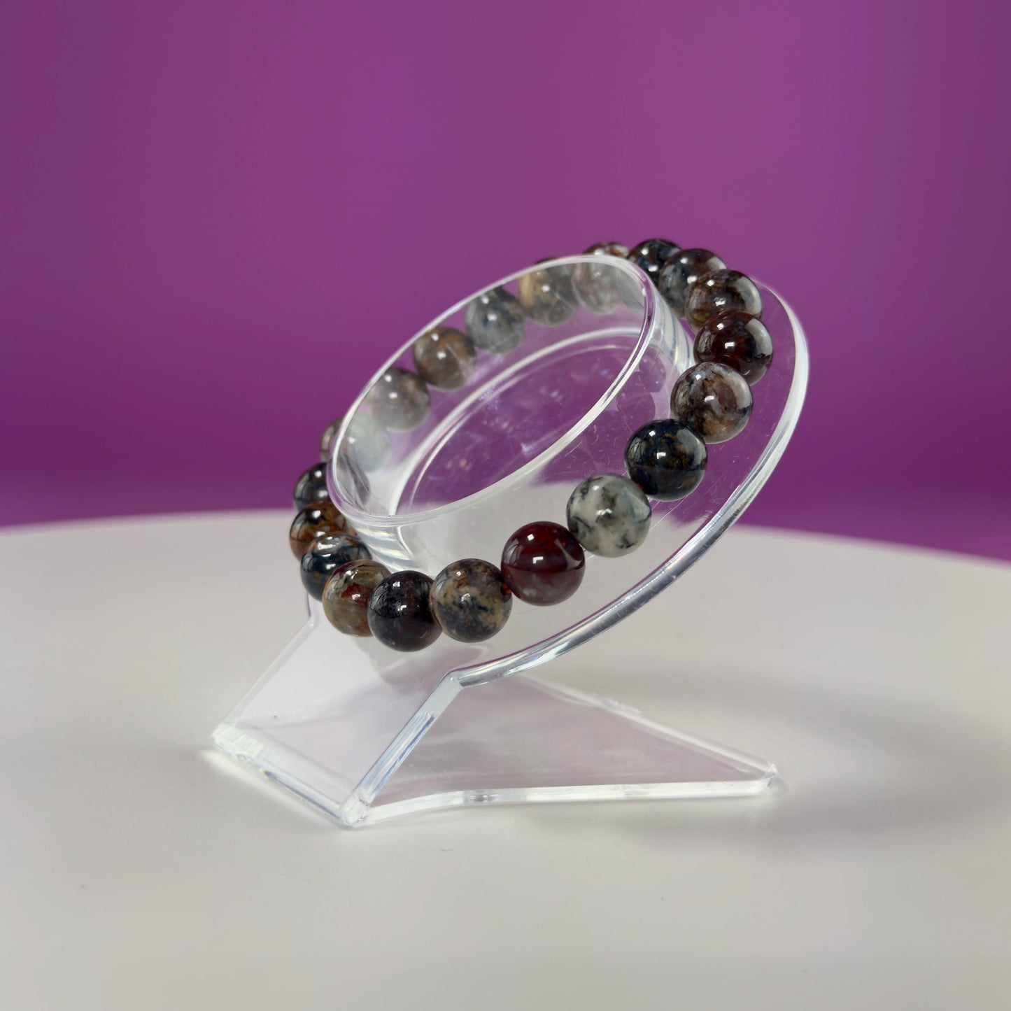 Pietersite Bracelet-8 Millimeter Beads