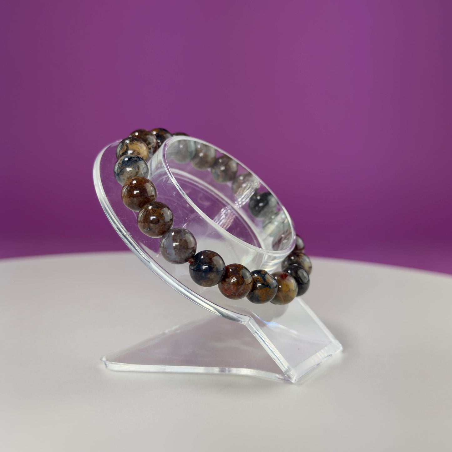 Pietersite Bracelet-8 Millimeter Beads