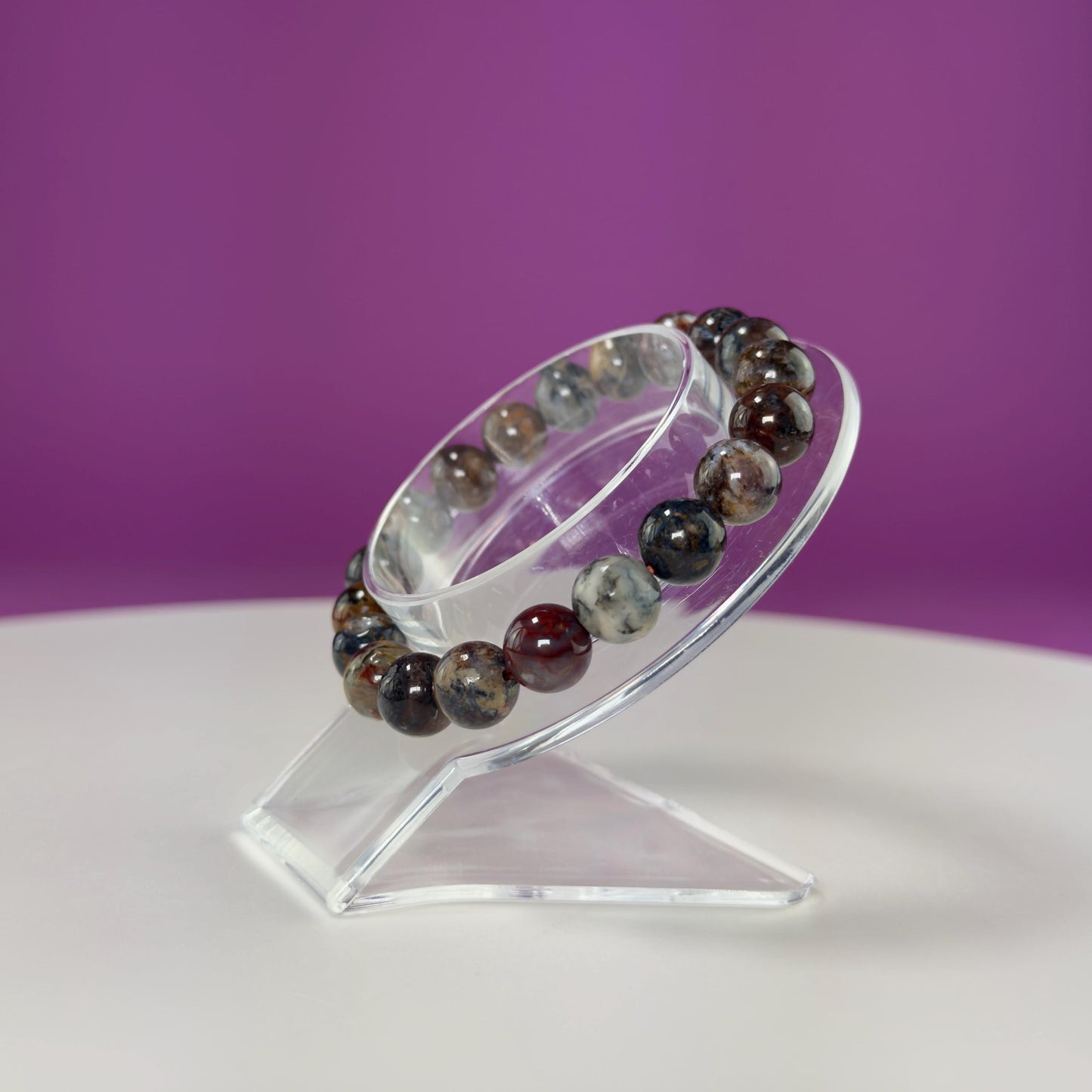 Pietersite Bracelet-8 Millimeter Beads
