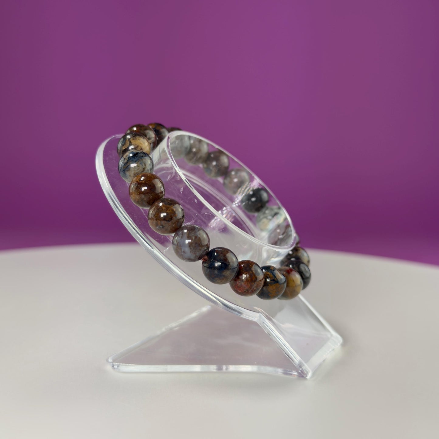 Pietersite Bracelet-8 Millimeter Beads