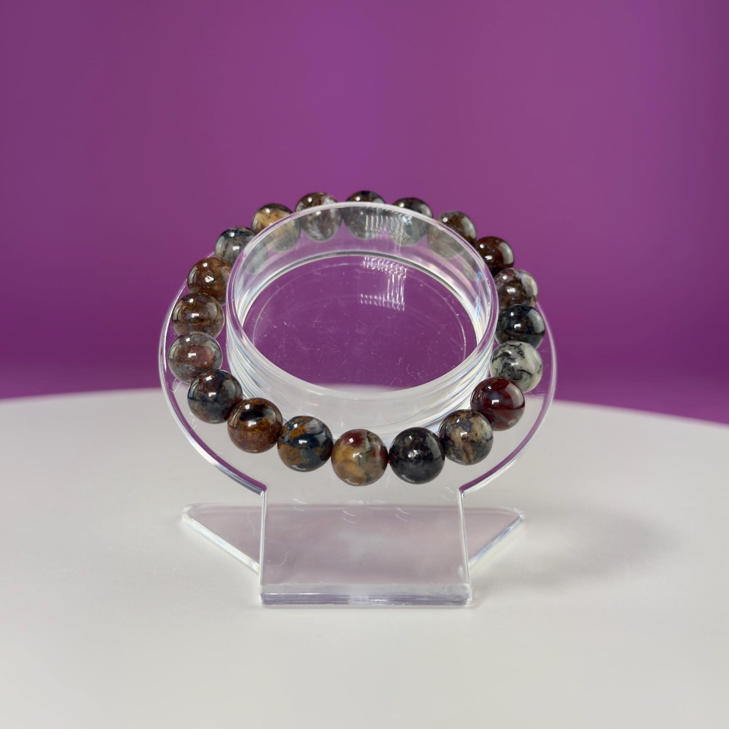 Pietersite Bracelet-8 Millimeter Beads