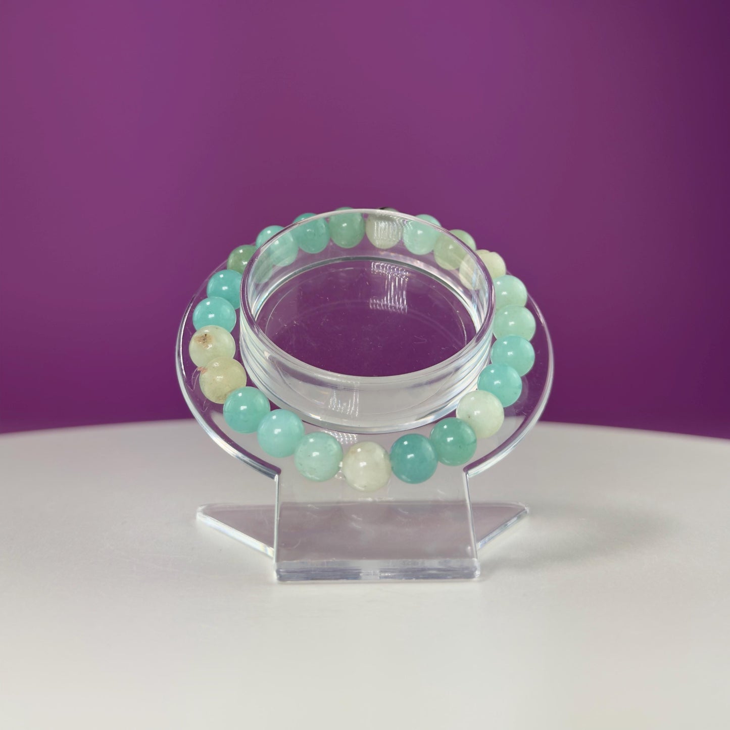 Caribbean Calcite Bracelet-8 Millimeter Beads