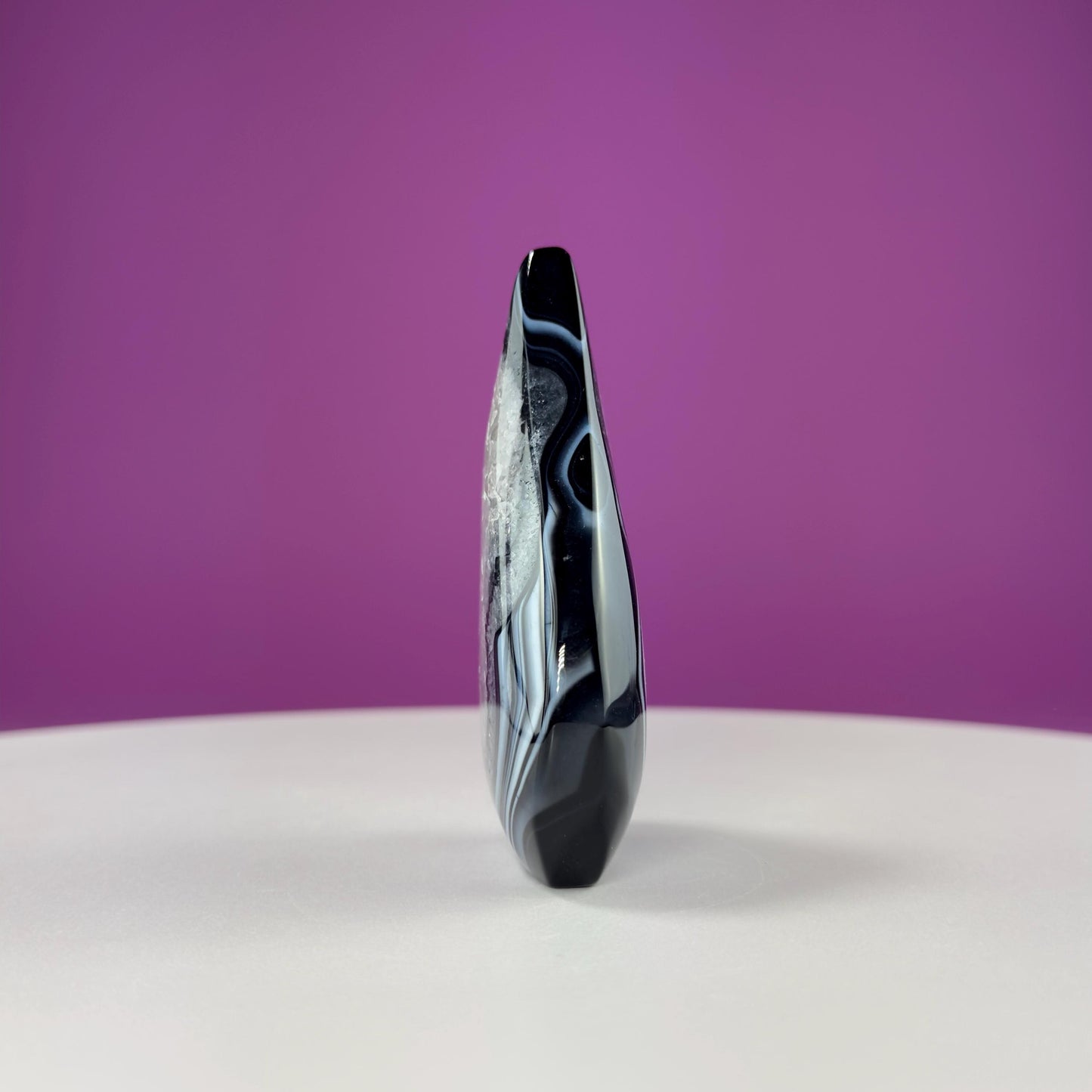 Sardonyx Tear Drop Carving